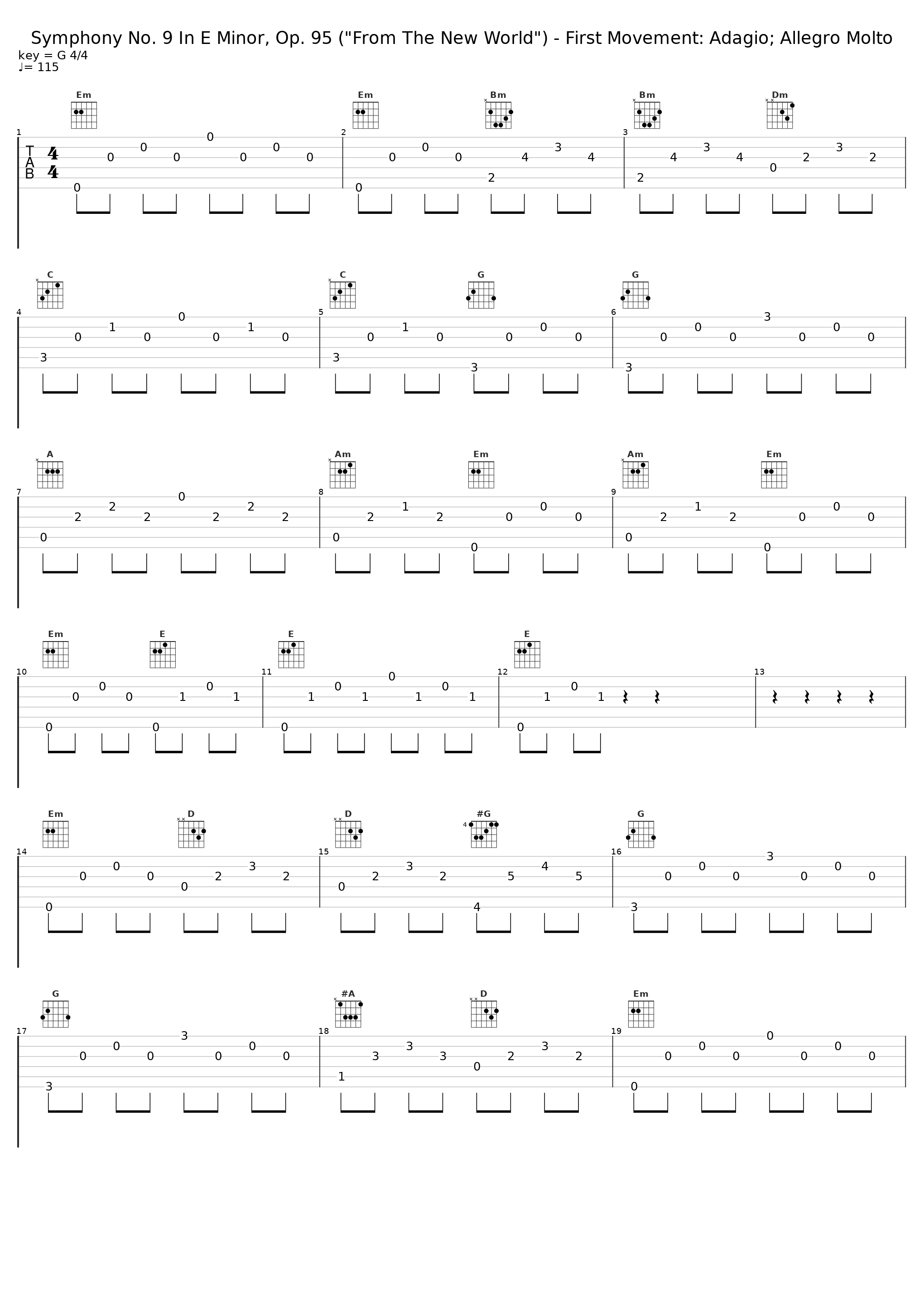 Symphony No. 9 In E Minor, Op. 95 ("From The New World") - First Movement: Adagio; Allegro Molto_Columbia Symphony Orchestra,Antonín Dvořák,Bruno Walter_1