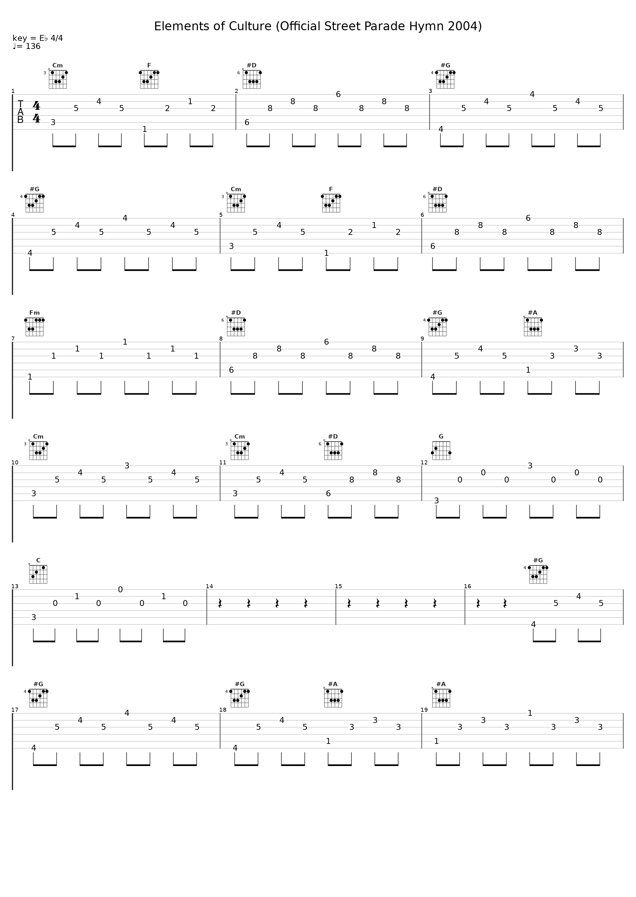 Elements of Culture (Official Street Parade Hymn 2004)_DJ Tatana_1