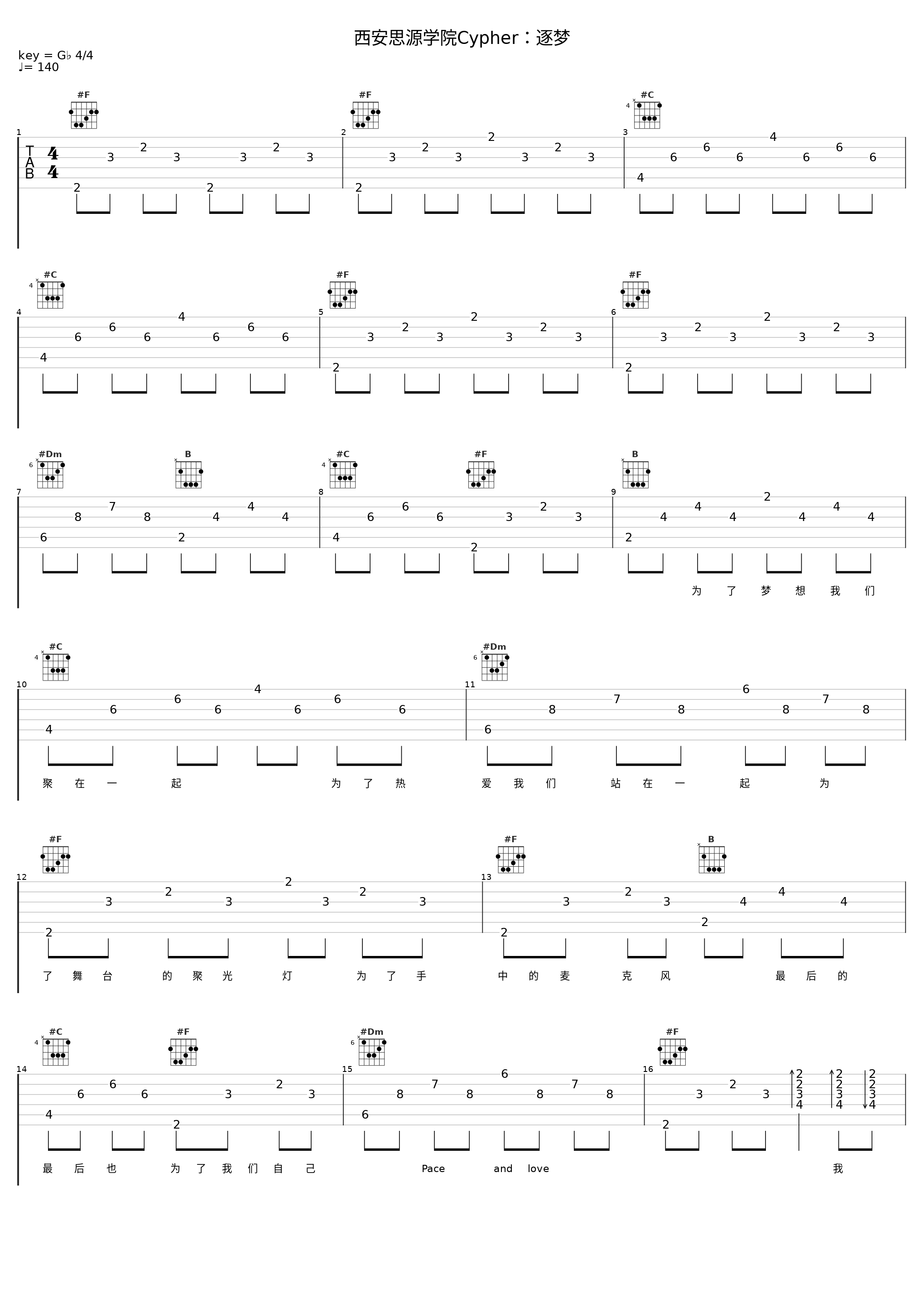 西安思源学院Cypher：逐梦_0-100,地下8英里,H,STONE,AE,徐彬鸽鸽,KNXER,蘑菇MOGU_1