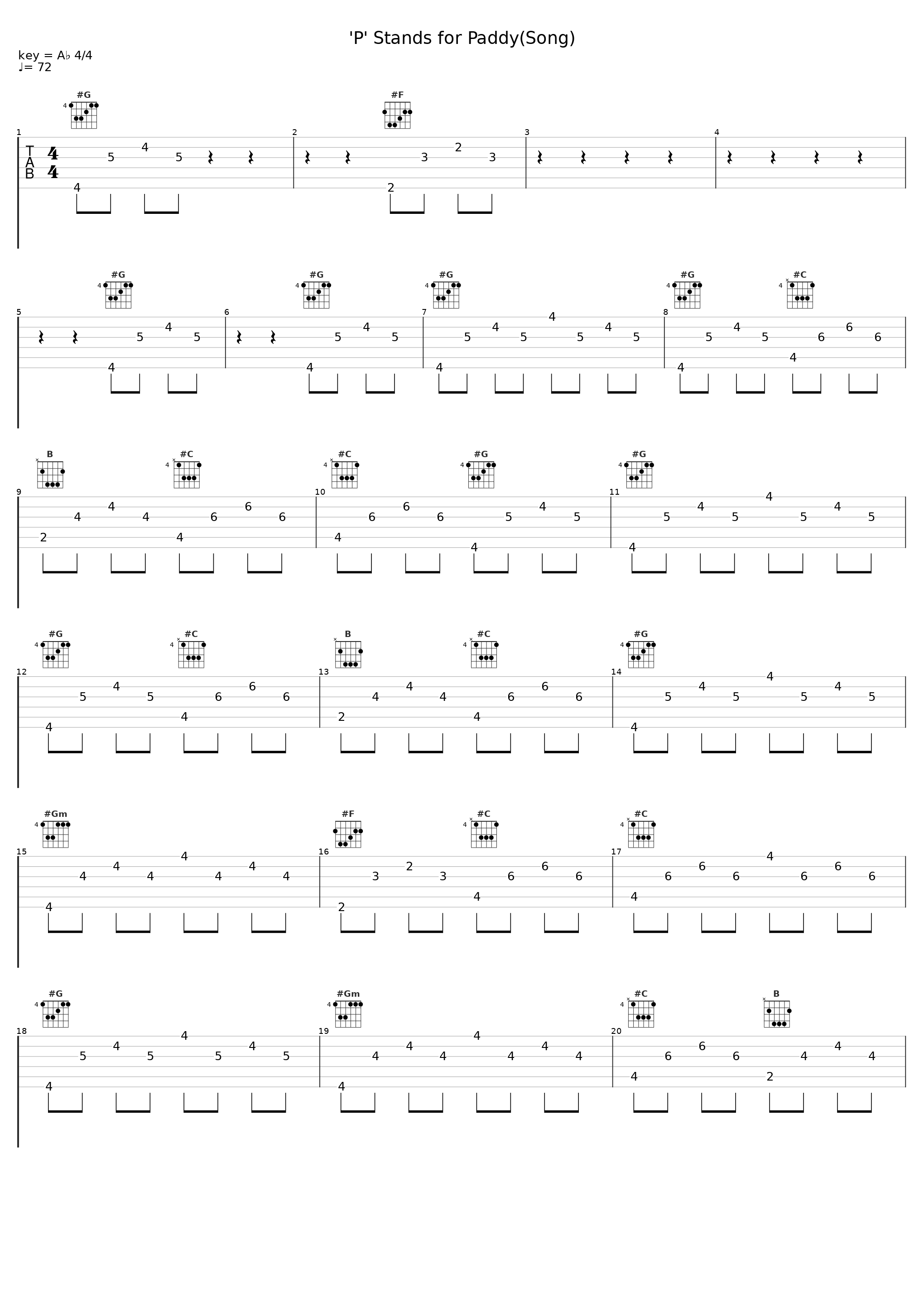 'P' Stands for Paddy(Song)_Jeff Moore_1