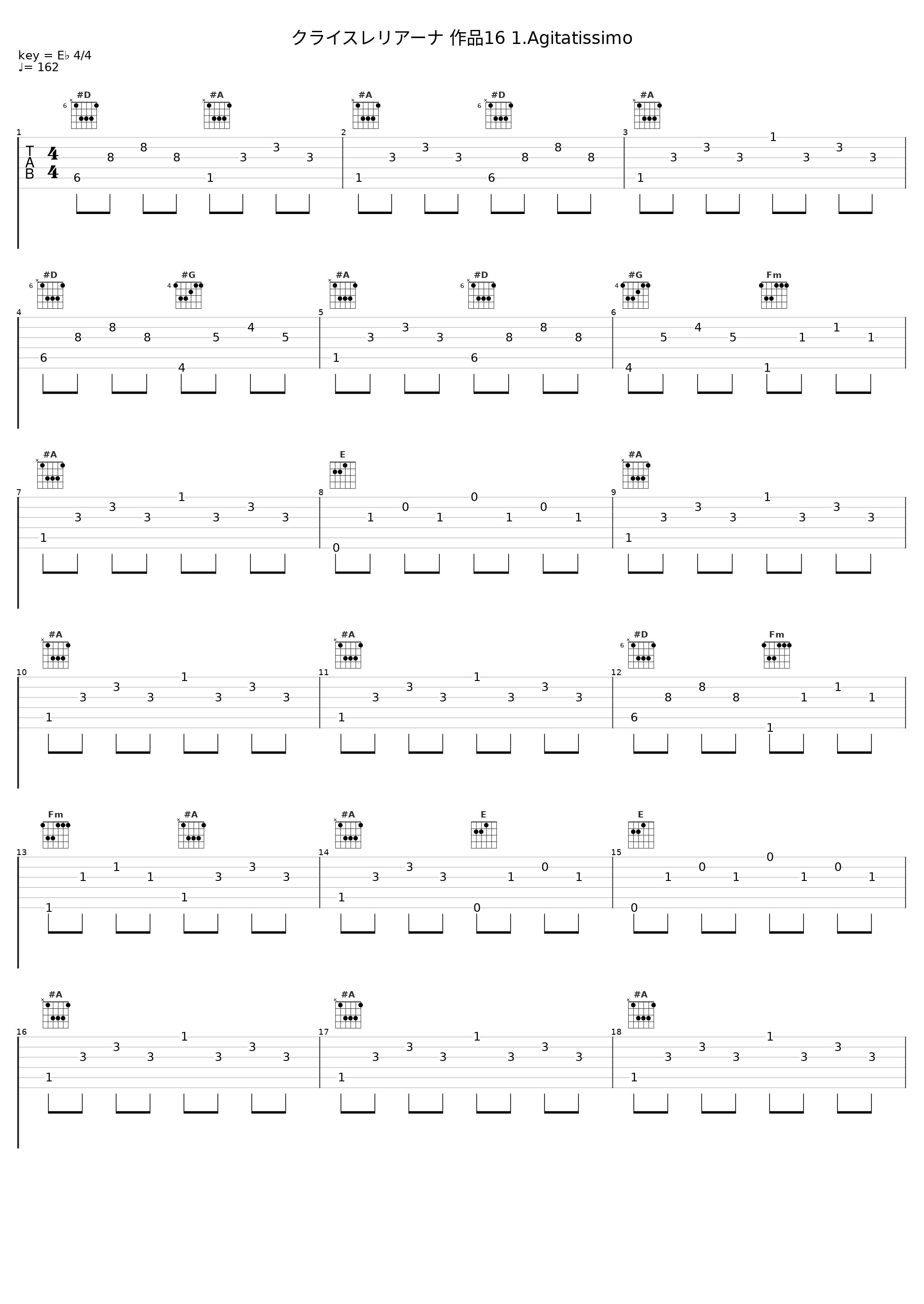 クライスレリアーナ 作品16 1.Agitatissimo_內田光子_1