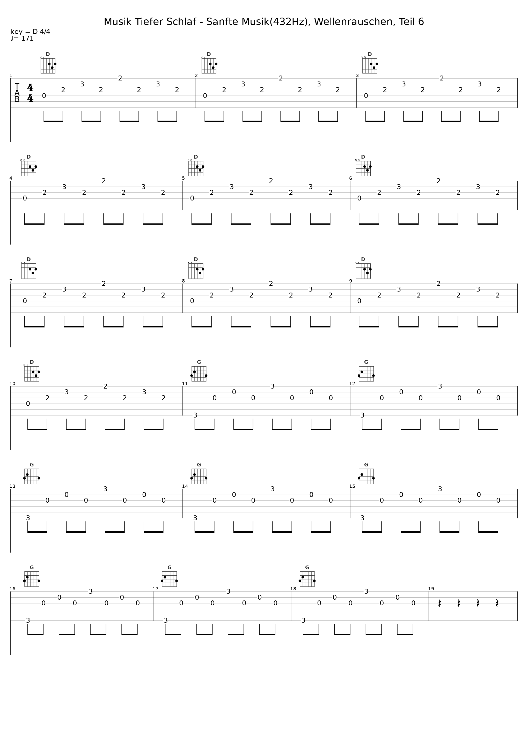 Musik Tiefer Schlaf - Sanfte Musik(432Hz), Wellenrauschen, Teil 6_Torsten Abrolat,Max Entspannung,SyncSouls_1