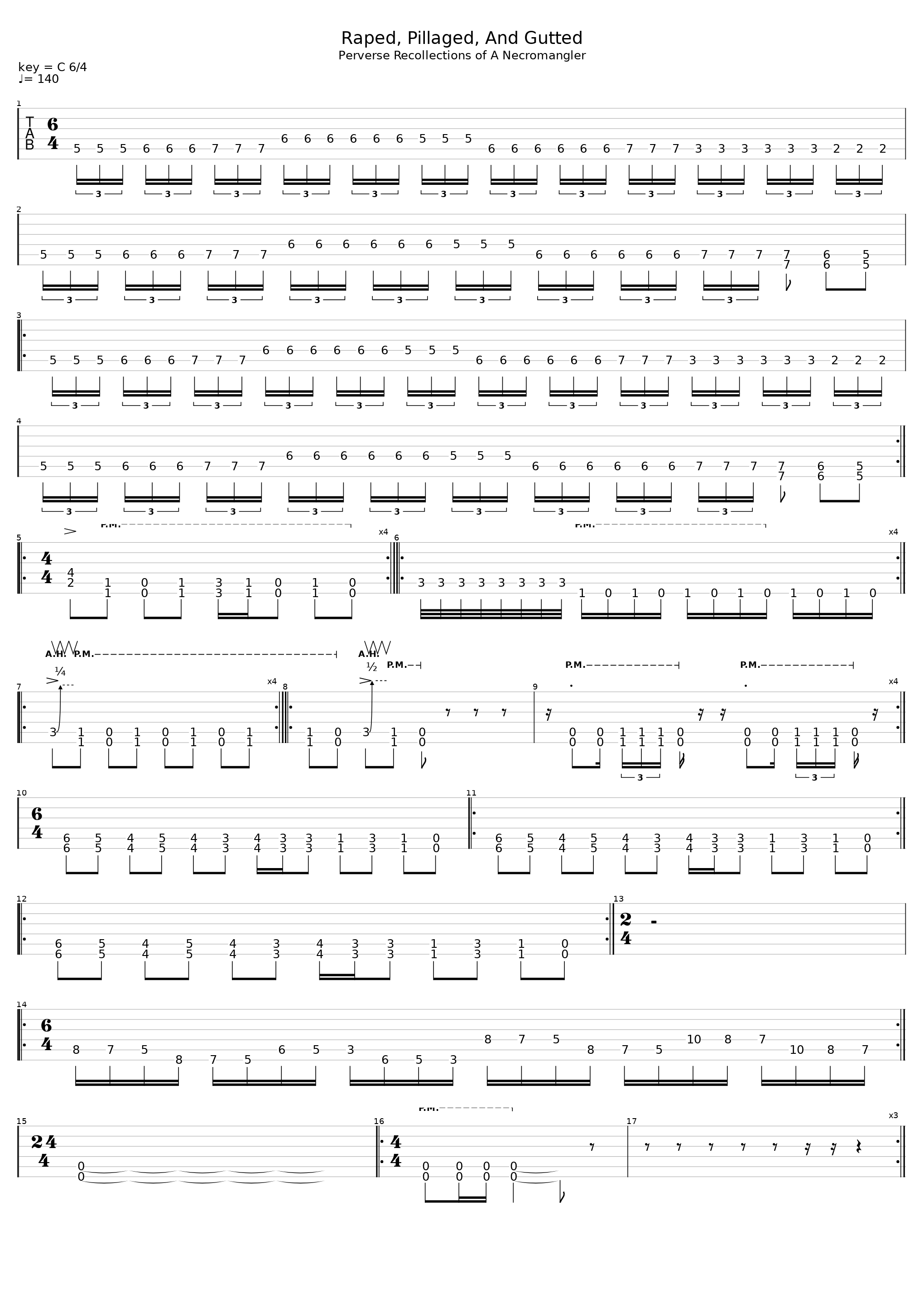 Raped Pillaged And Gutted_Waking The Cadaver_1