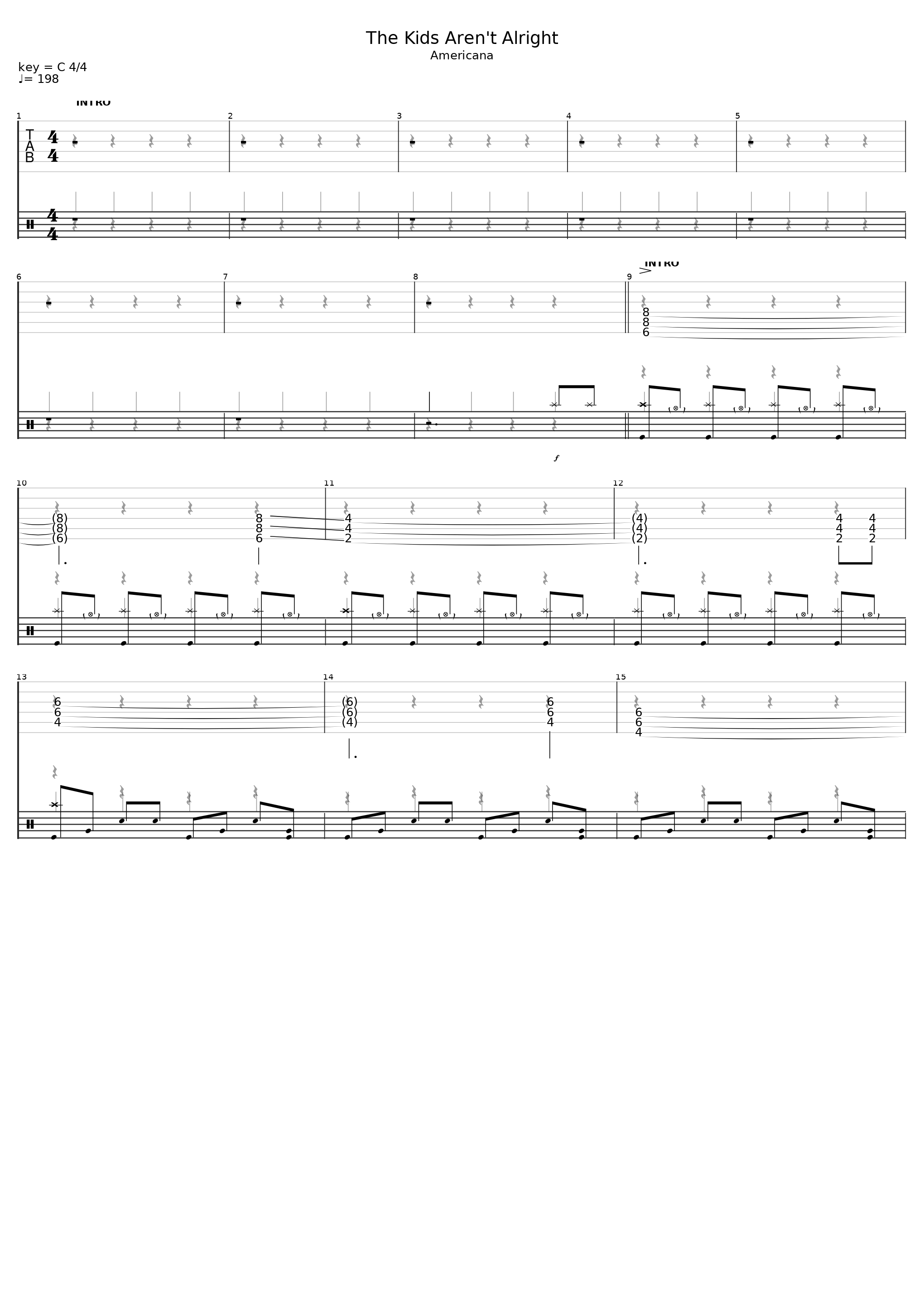 Kids Aren't Alright (Drums)_To_1