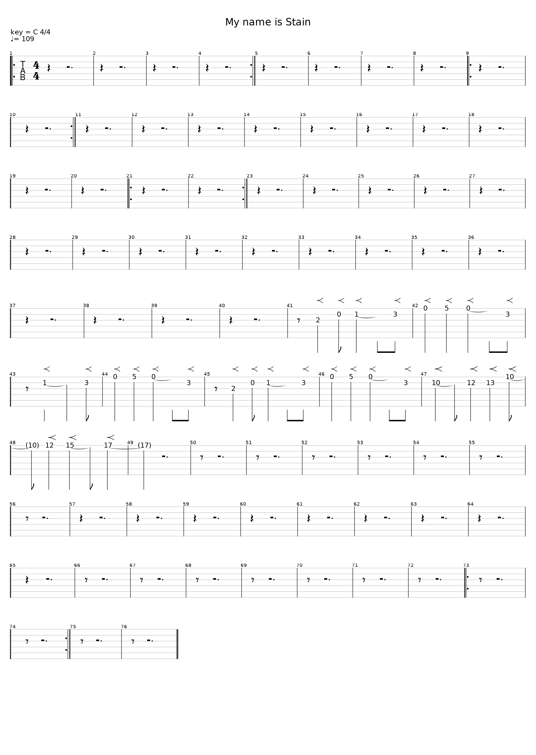 My Name Is Stain_Shaka Ponk_1