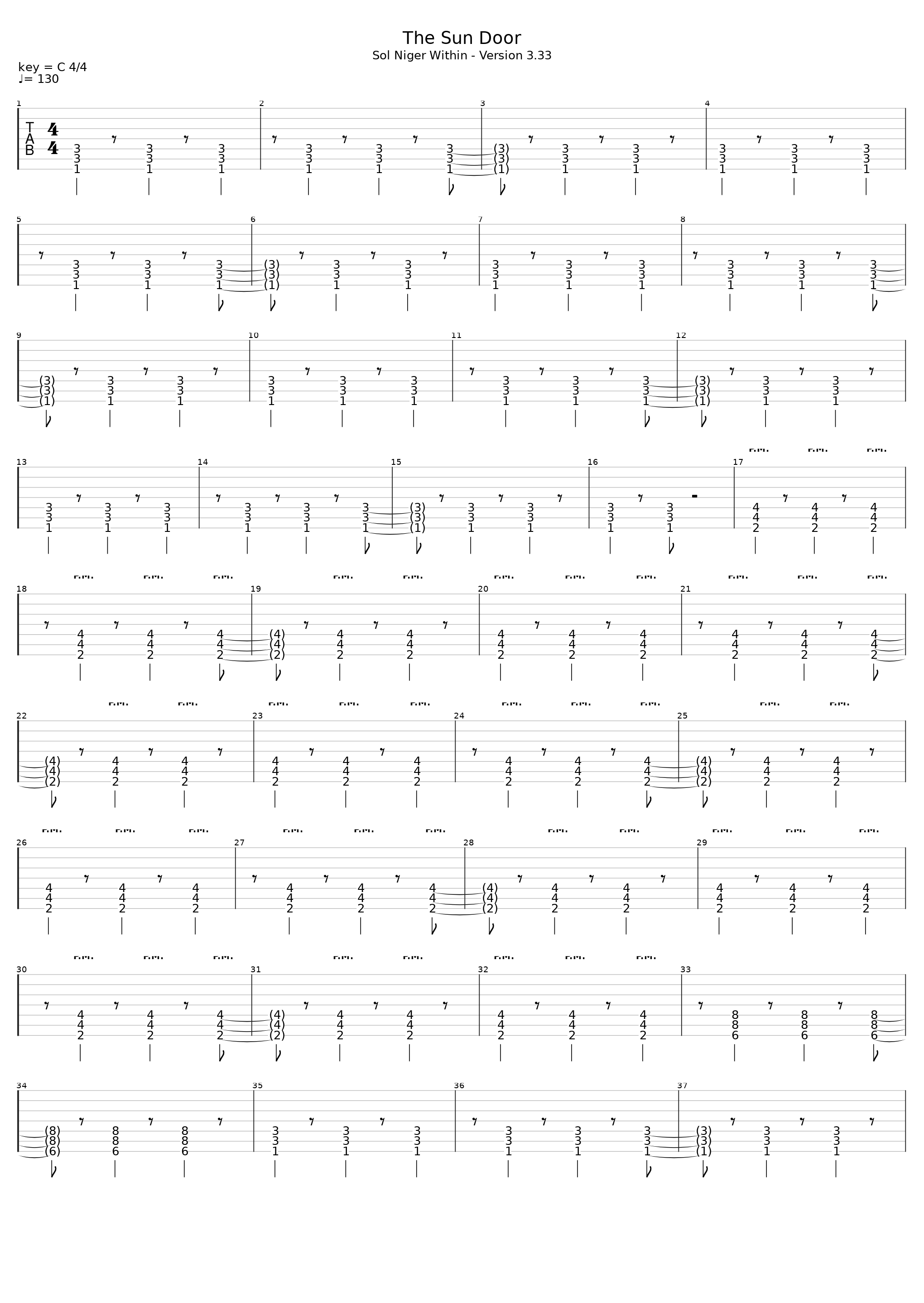 The Sun Door_Fredrik Thordendal's Special Defects_1