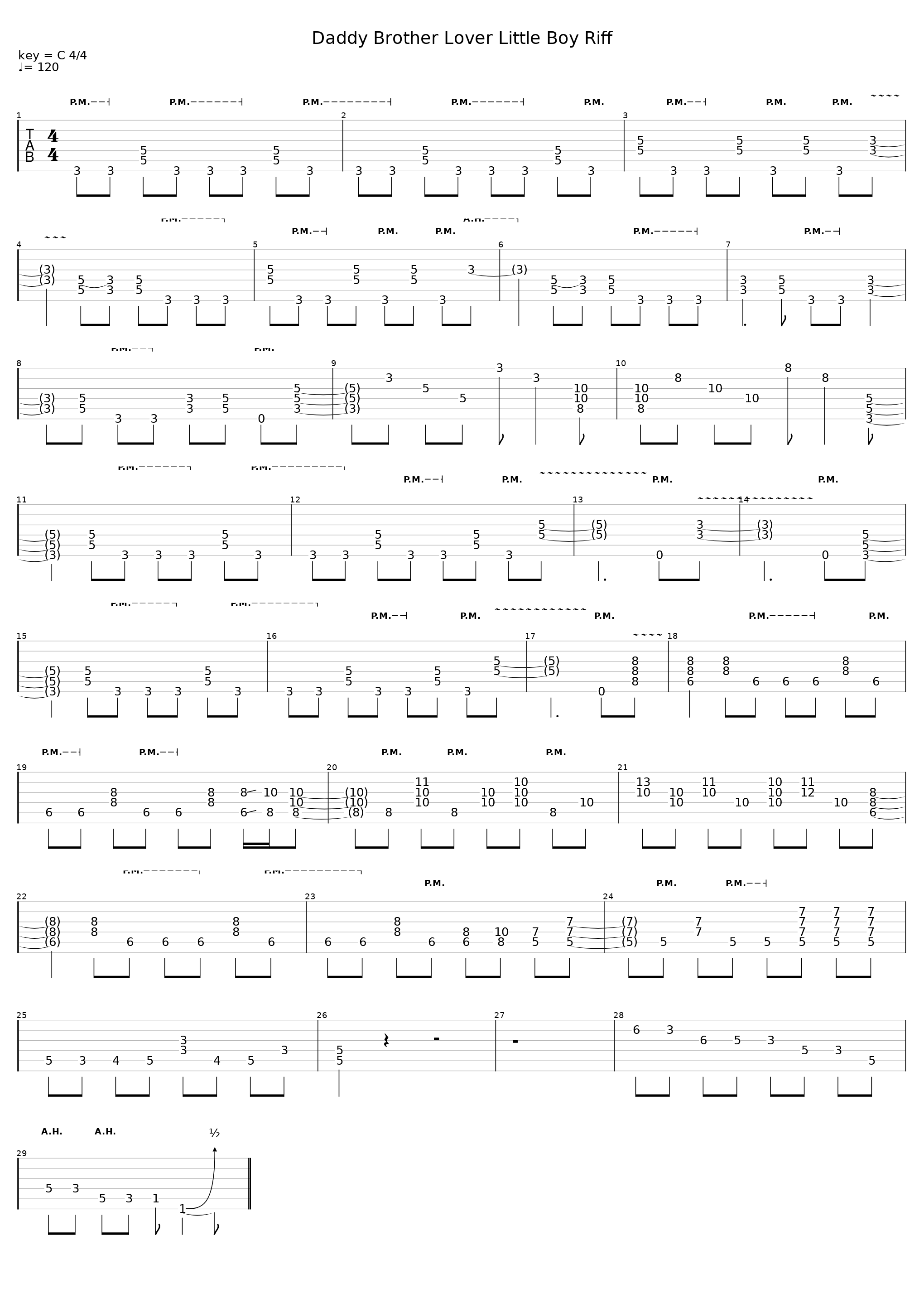 Daddy Brother Lover Little Boy Riff_Mr. Big_1