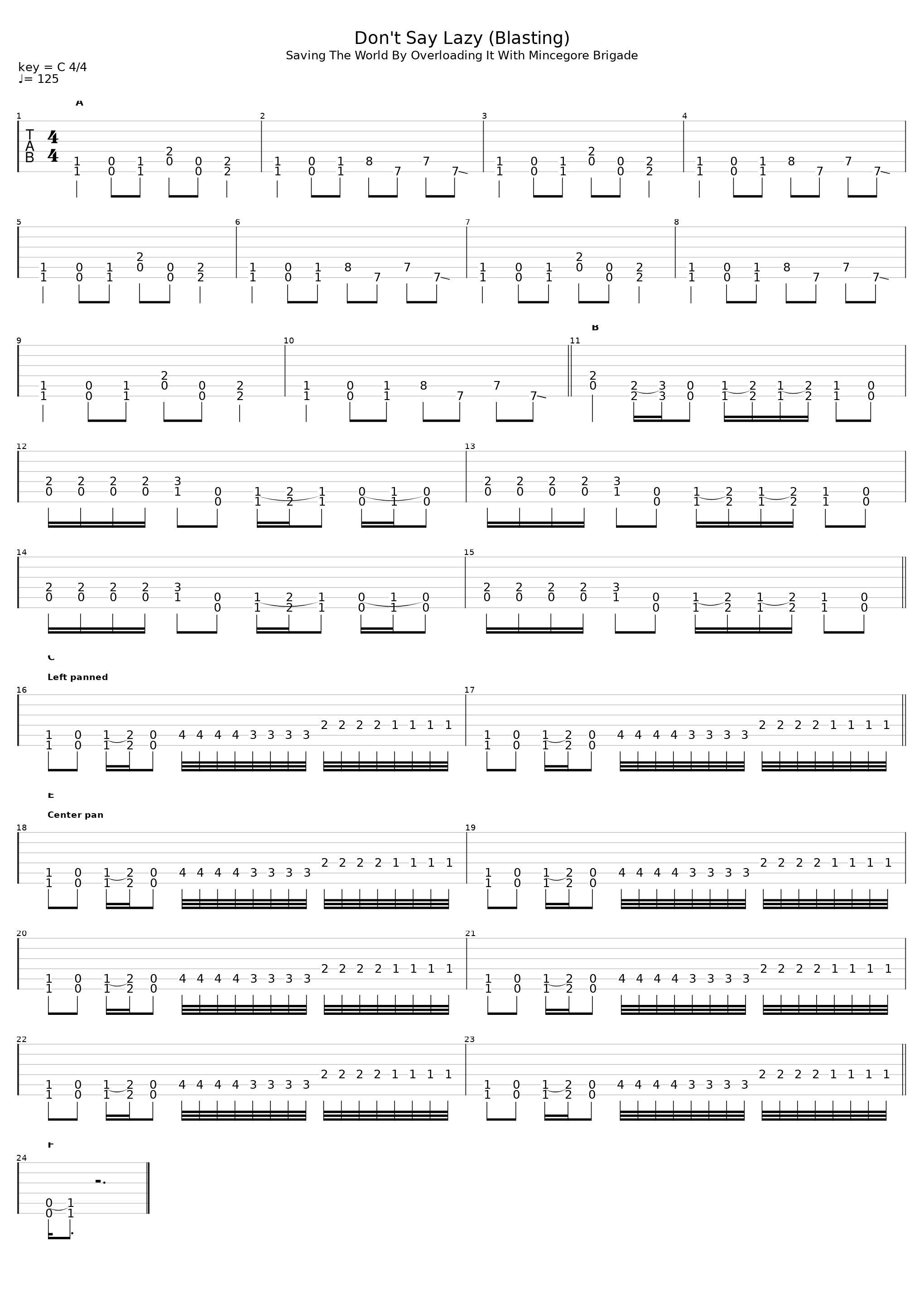 Don't Say Lazy (Blasting)_Houkago Grind Time_1