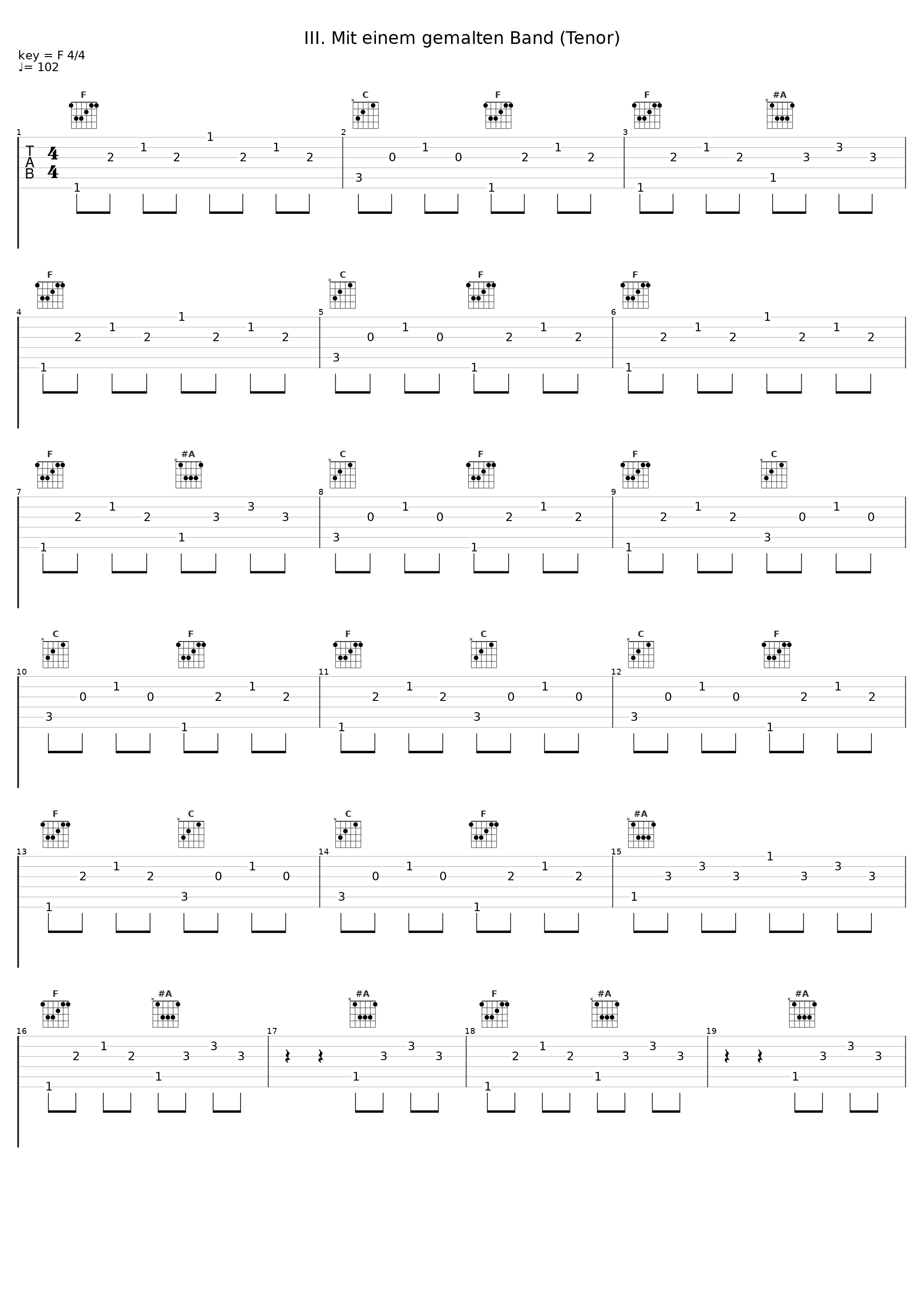 III. Mit einem gemalten Band (Tenor)_Peter Schreier,Walter Olbertz_1