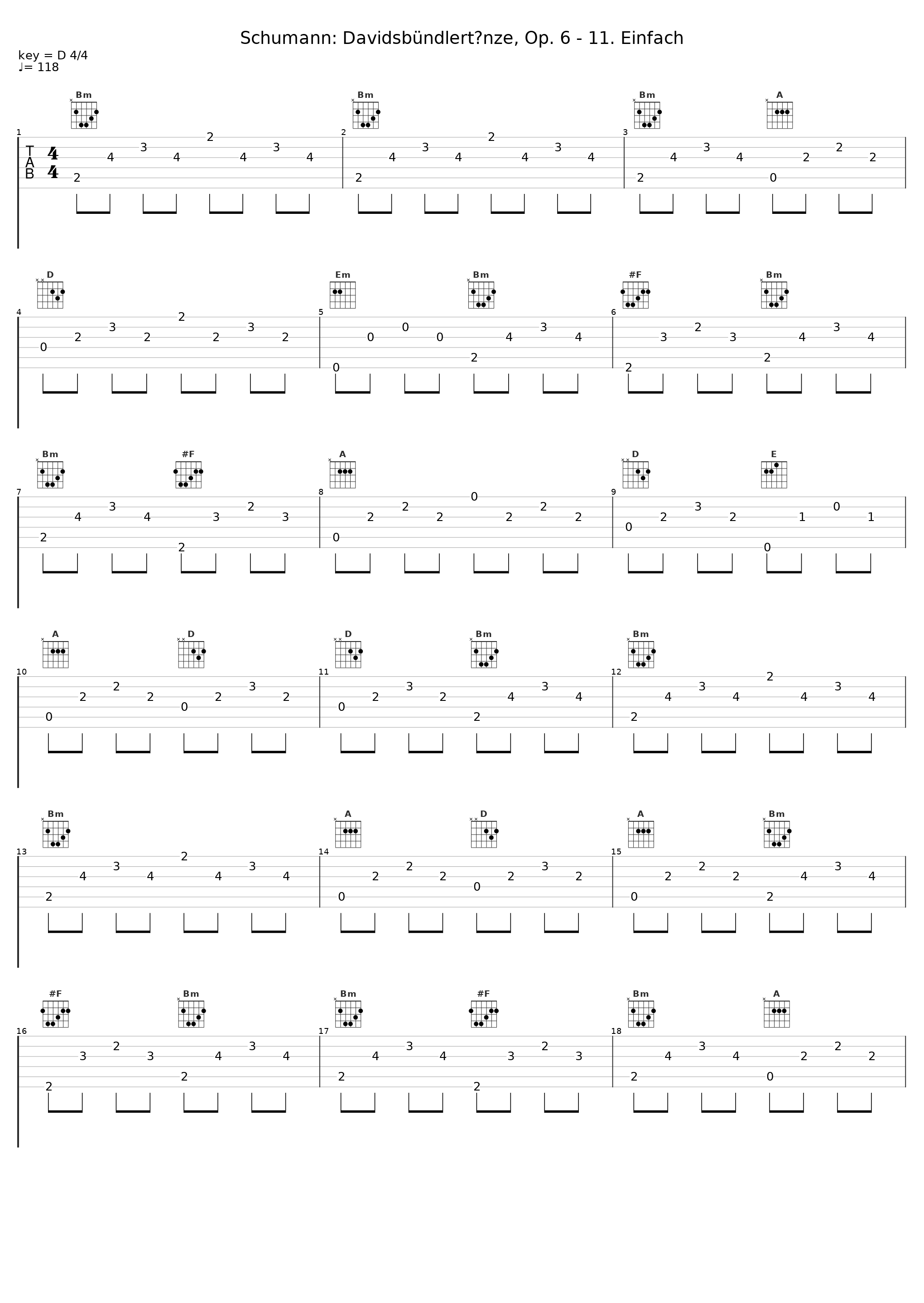 Schumann: Davidsbündlertänze, Op. 6 - 11. Einfach_內田光子_1