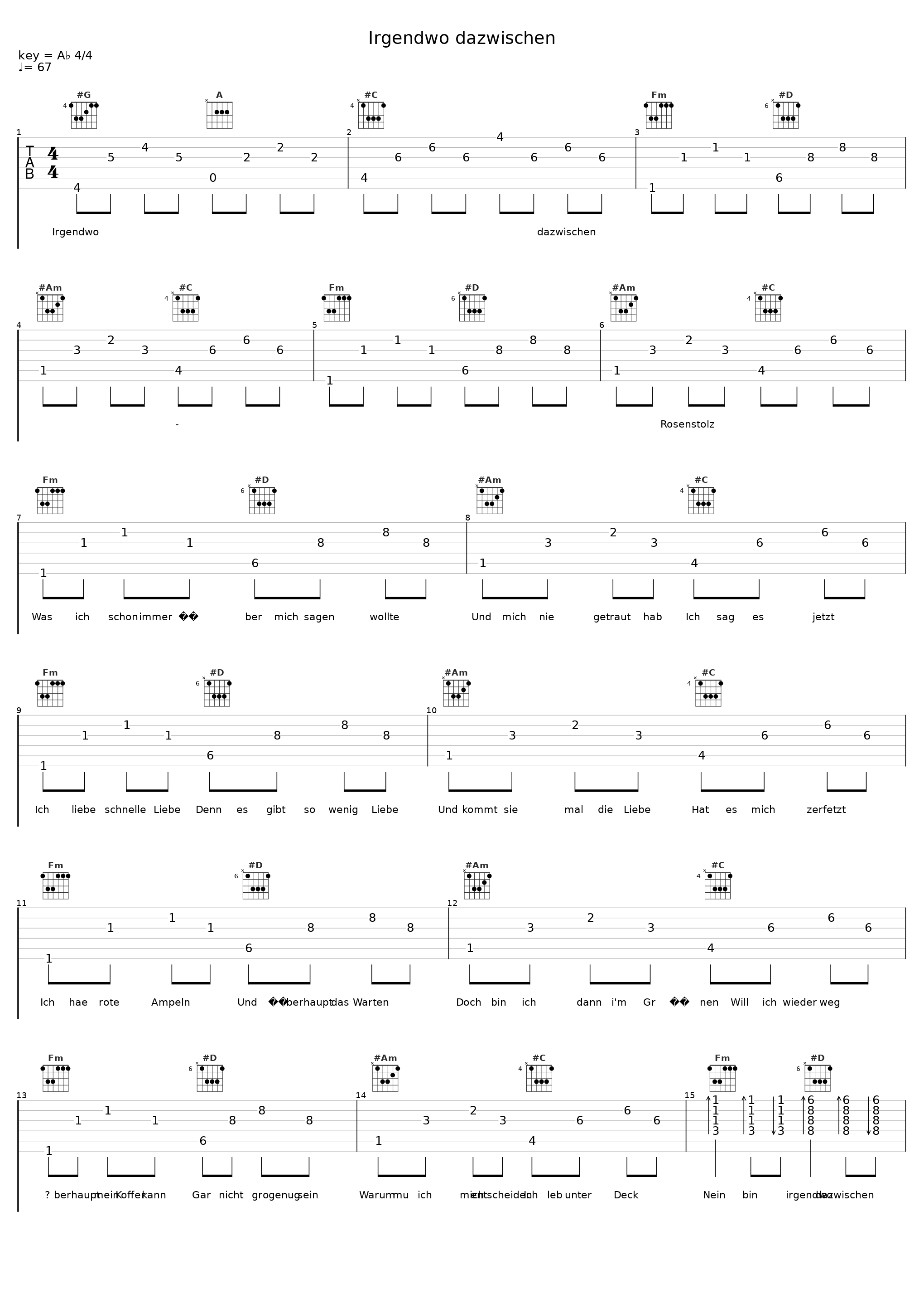 Irgendwo dazwischen_Rosenstolz_1