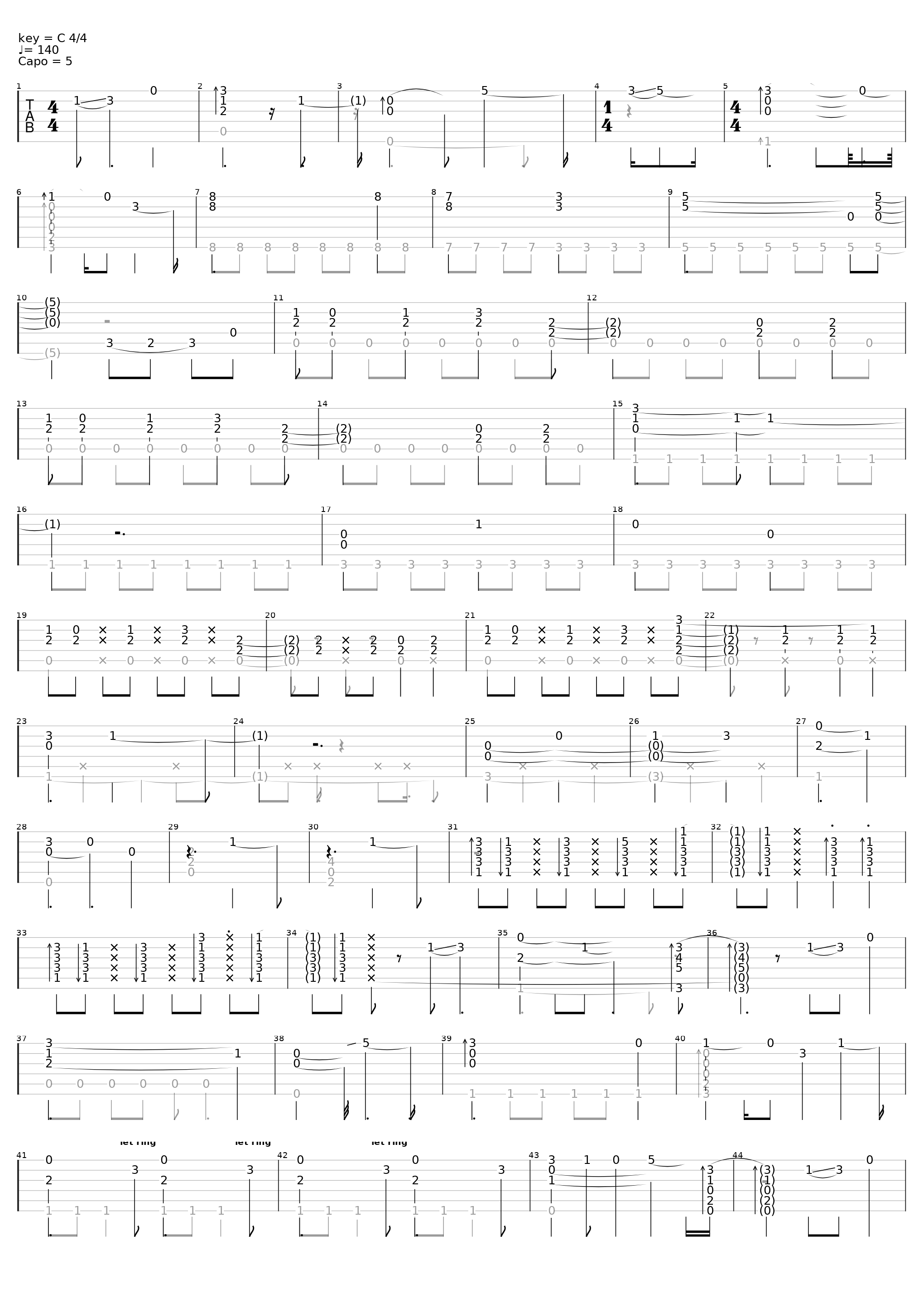 [Sniko] Crossing Field - FingerStyle_Lisa_1