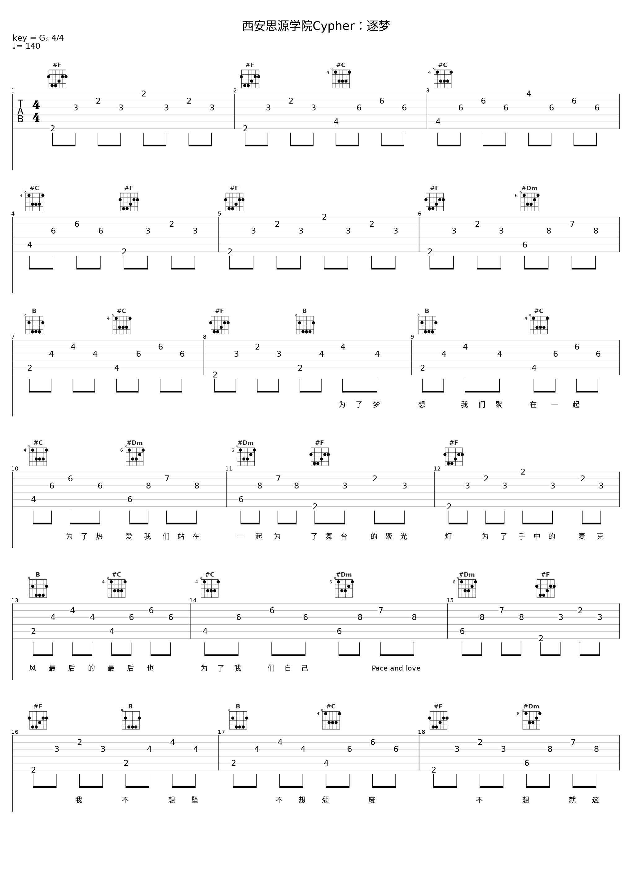 西安思源学院Cypher：逐梦_0-100,地下8英里,H,STONE,AE,徐彬鸽鸽,KNXER,蘑菇MOGU_1