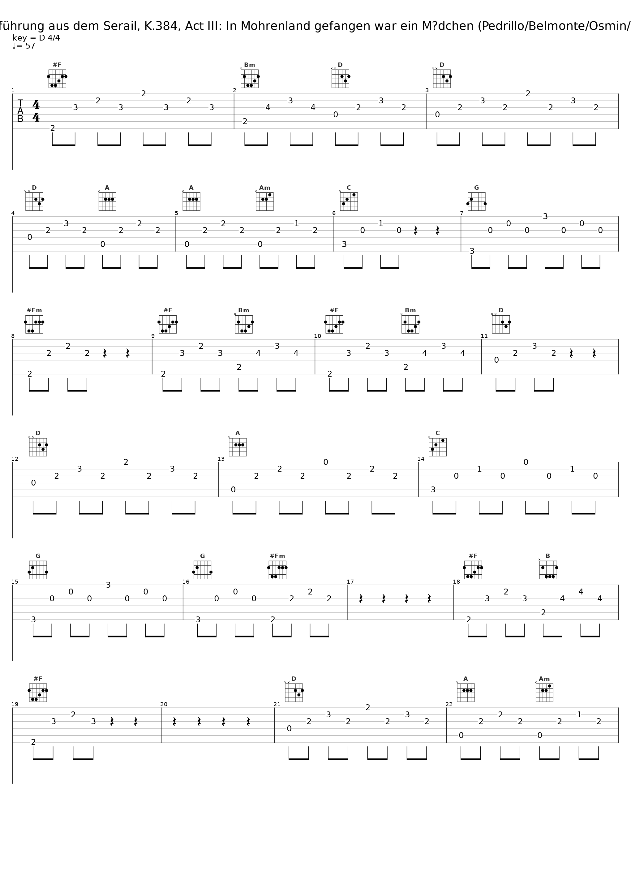 Die Entführung aus dem Serail, K.384, Act III: In Mohrenland gefangen war ein Mädchen (Pedrillo/Belmonte/Osmin/Blonde)_Gerhard Unger,Nicolai Gedda,Gottlob Frick,Lucia Popp,Wiener Philharmoniker,Josef Krips_1