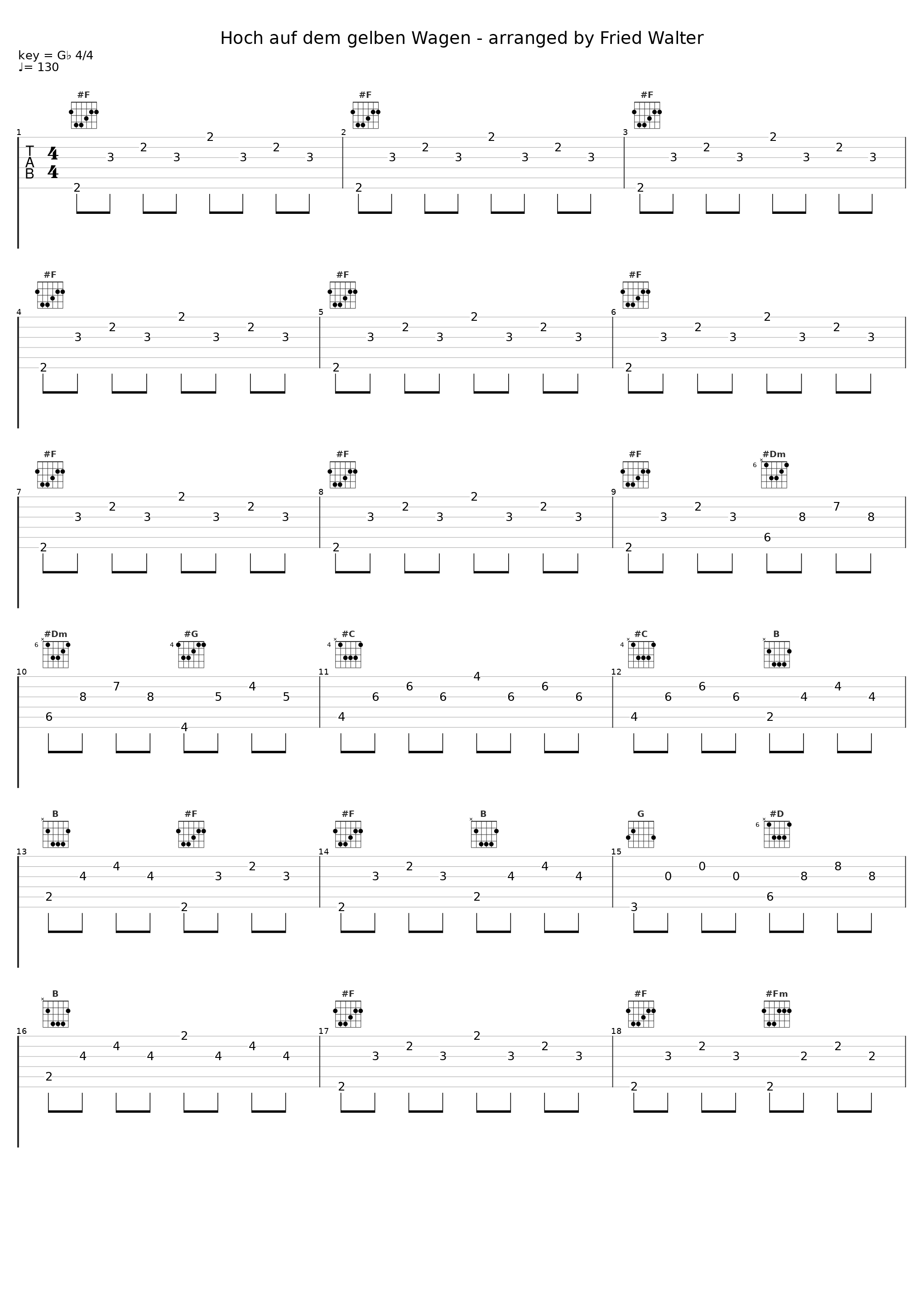 Hoch auf dem gelben Wagen - arranged by Fried Walter_Hermann Prey,Orchestra,Fried Walter,Choir_1