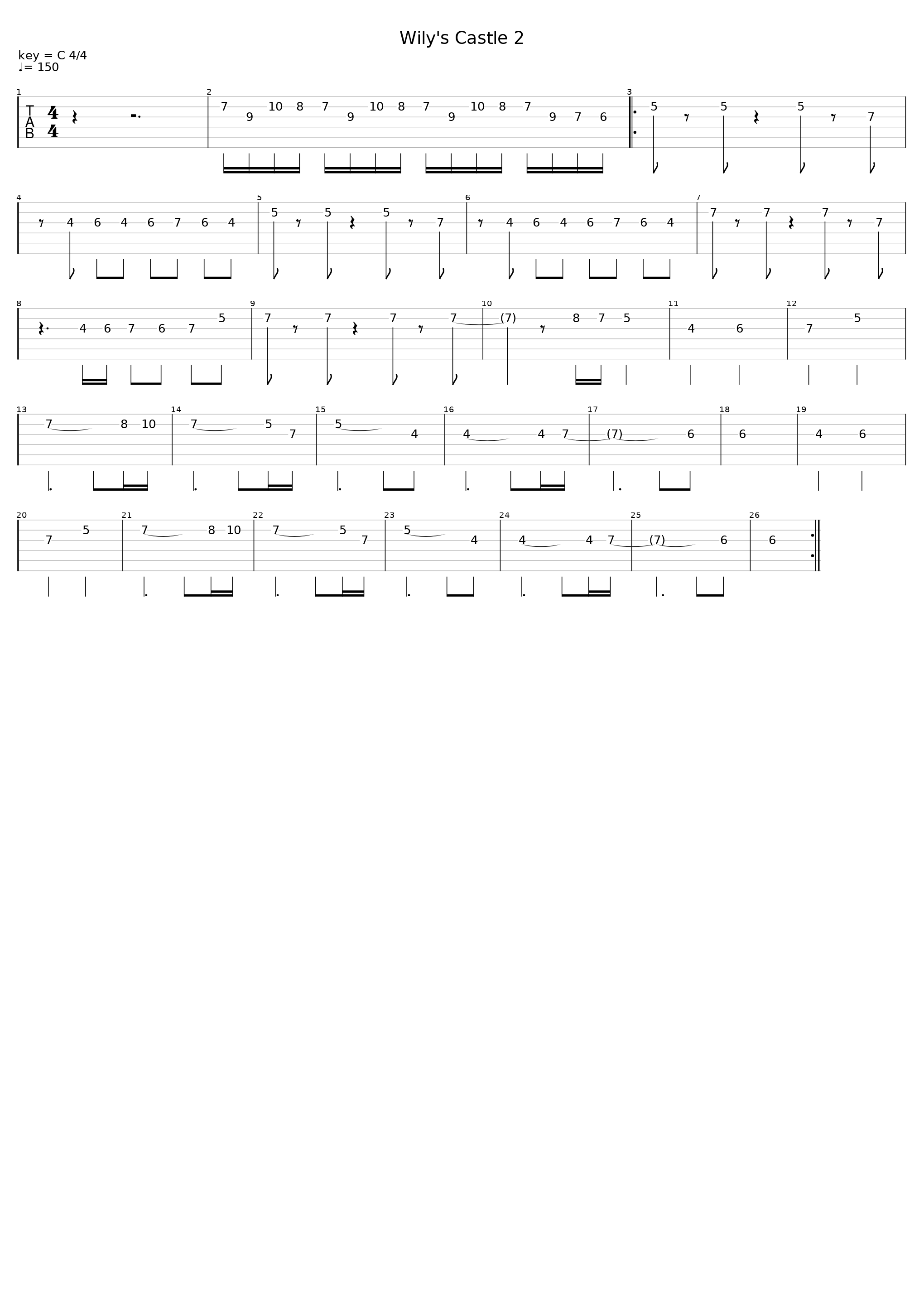 Dr Wily Castle Stage 2 (Wily's Fortress)_Megaman 3_1