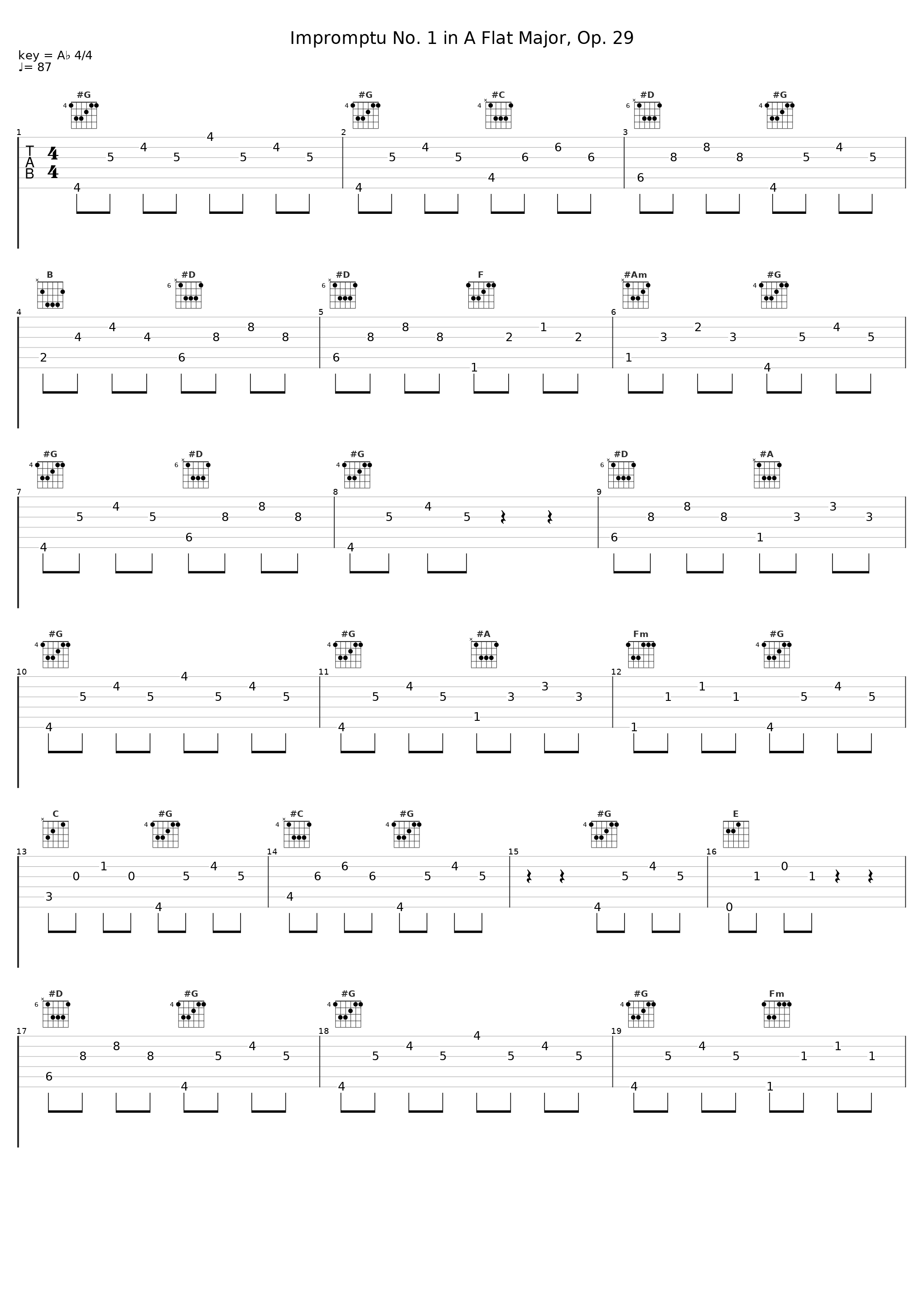 Impromptu No. 1 in A Flat Major, Op. 29_赵成珍_1