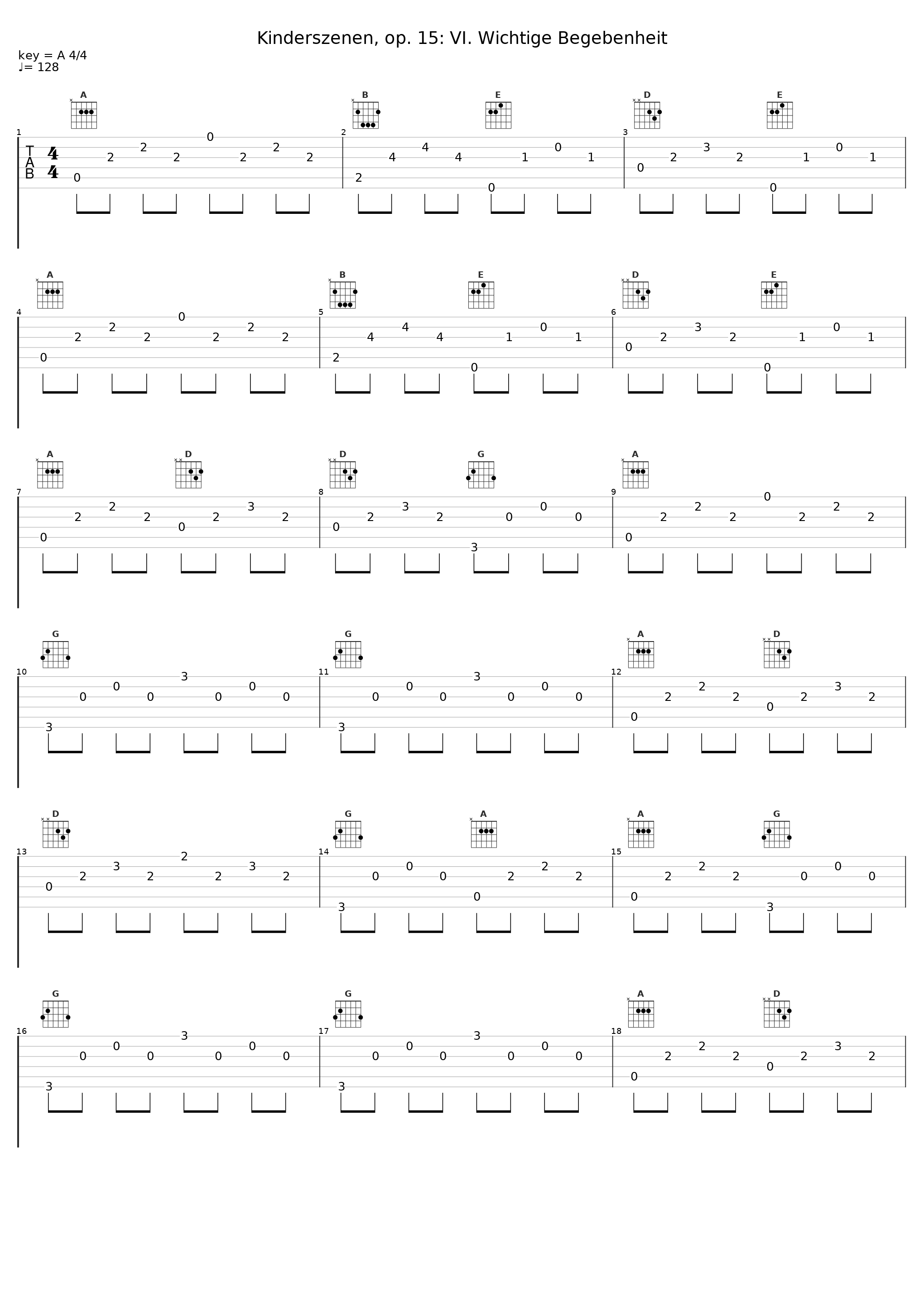 Kinderszenen, op. 15: VI. Wichtige Begebenheit_Gernot Oertel,Robert Schumann_1