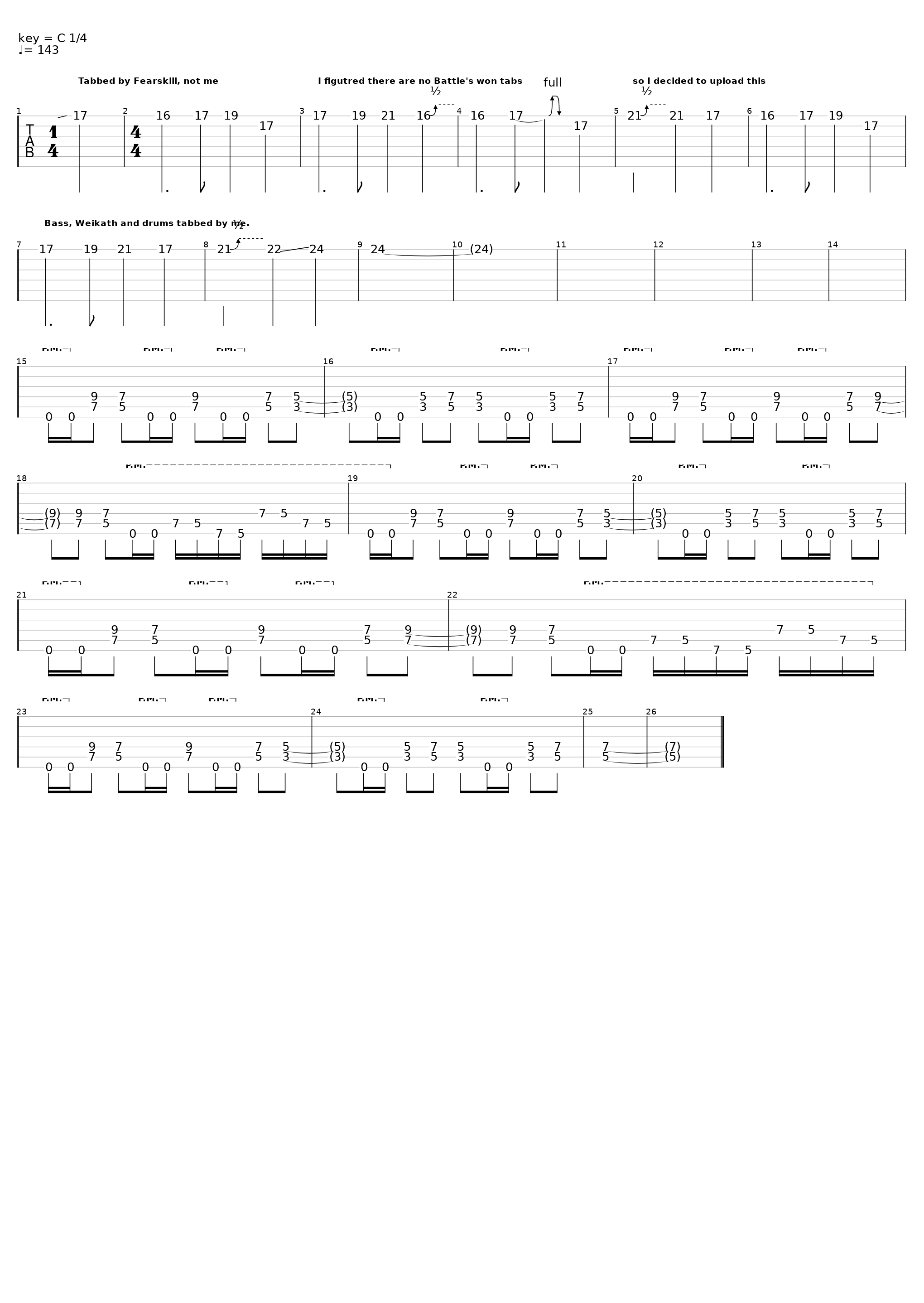 Battle's Won (Intro Tab)_Helloween_1