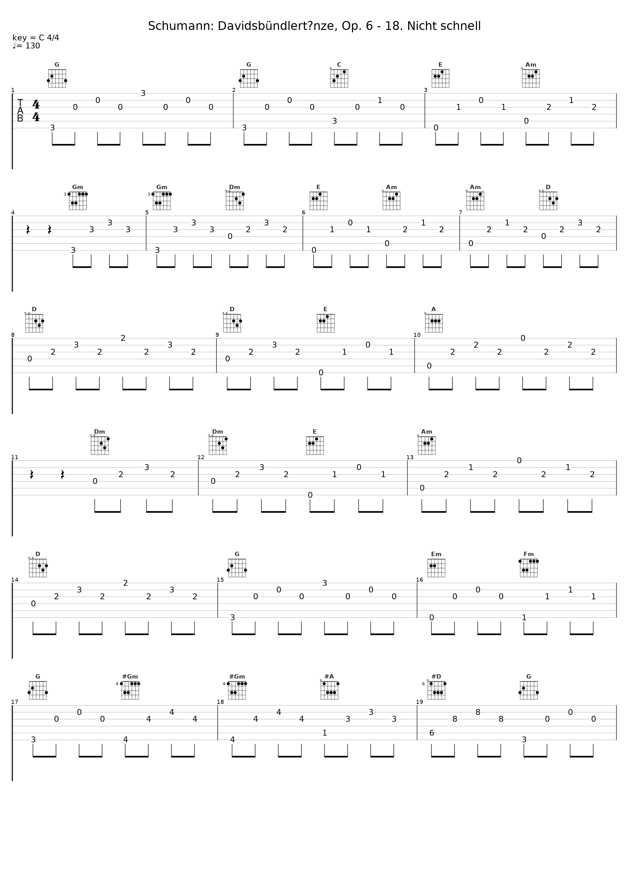 Schumann: Davidsbündlertänze, Op. 6 - 18. Nicht schnell_內田光子_1