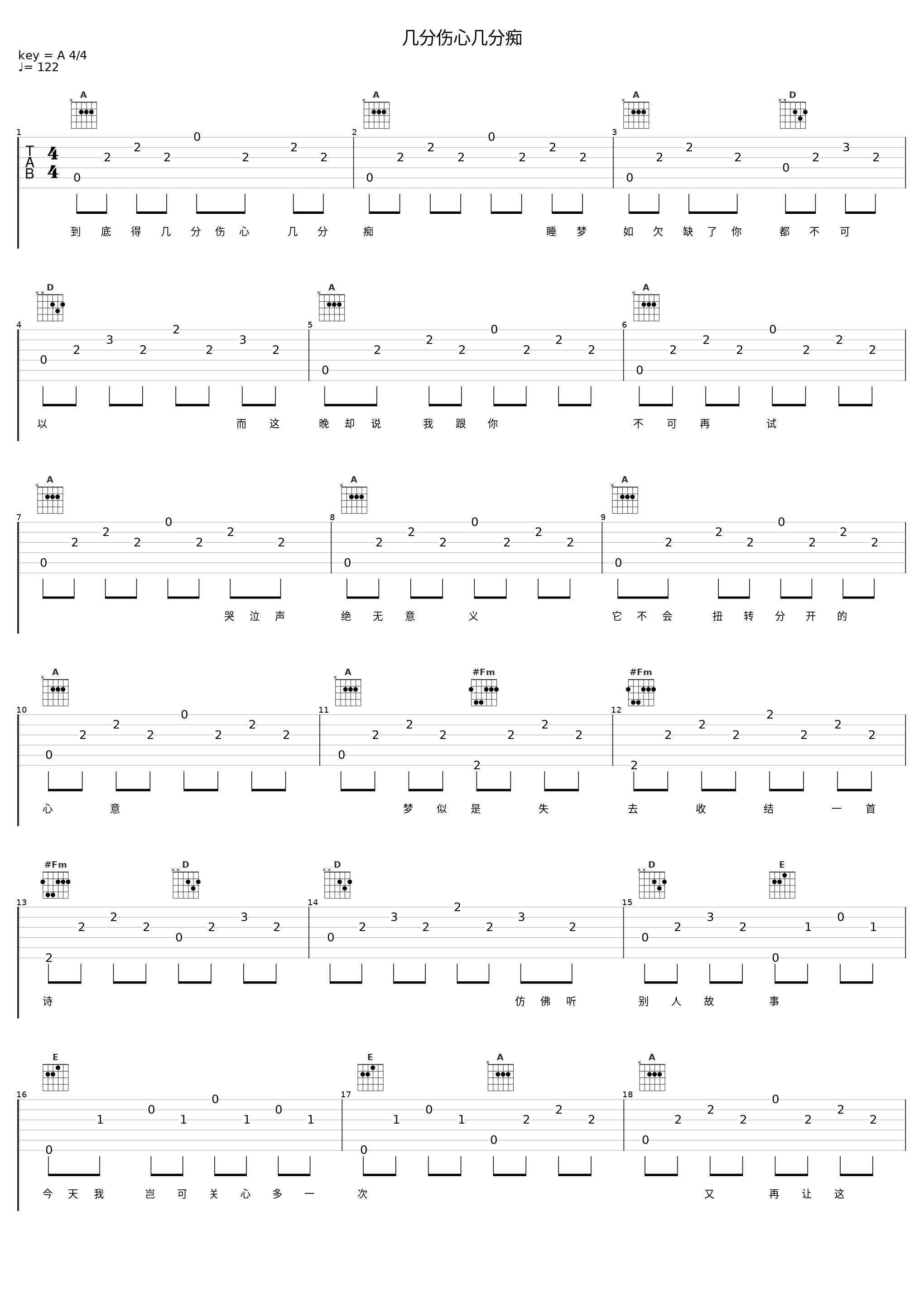 几分伤心几分痴_亮声open_1