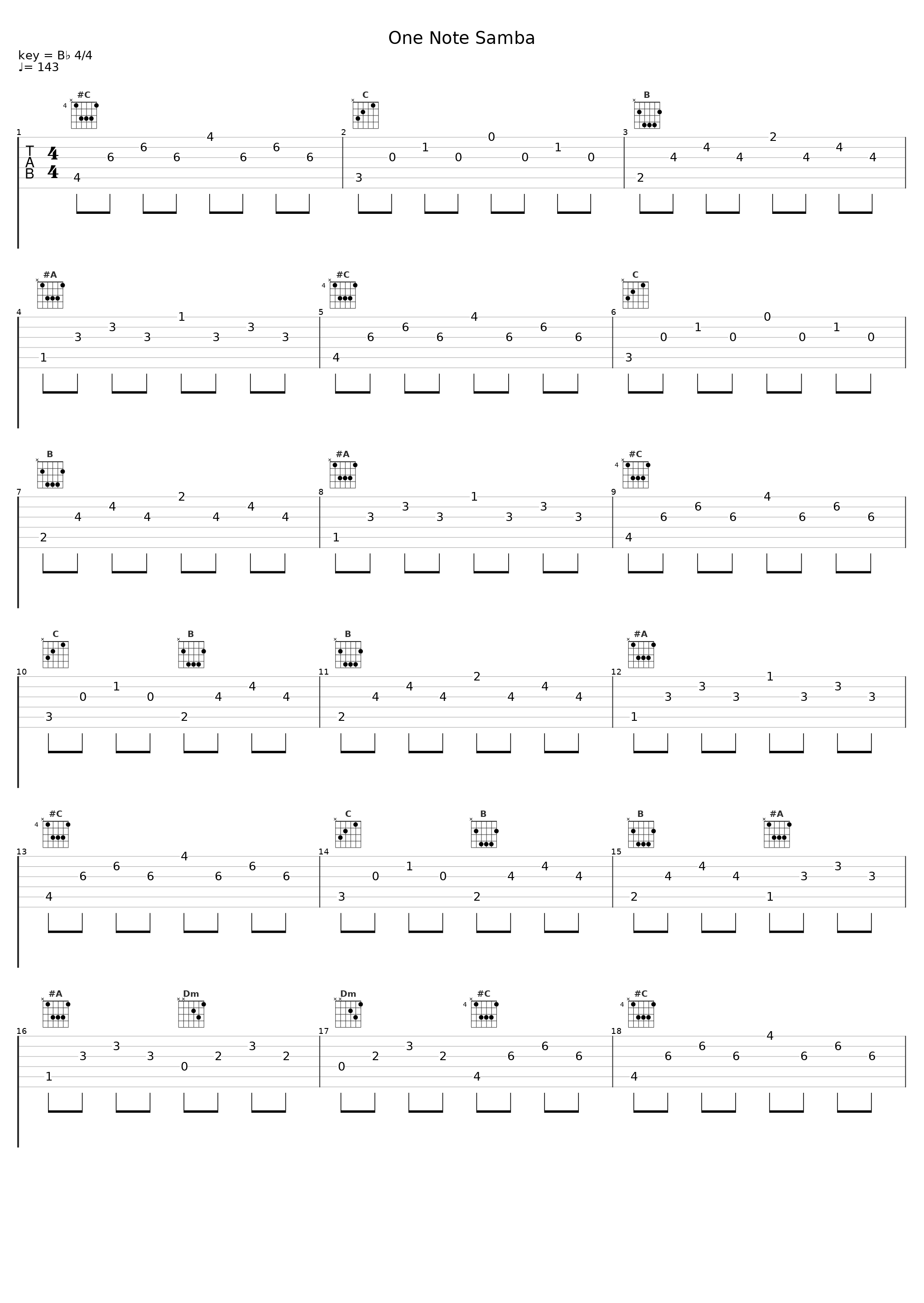 One Note Samba_贵族乐团_1