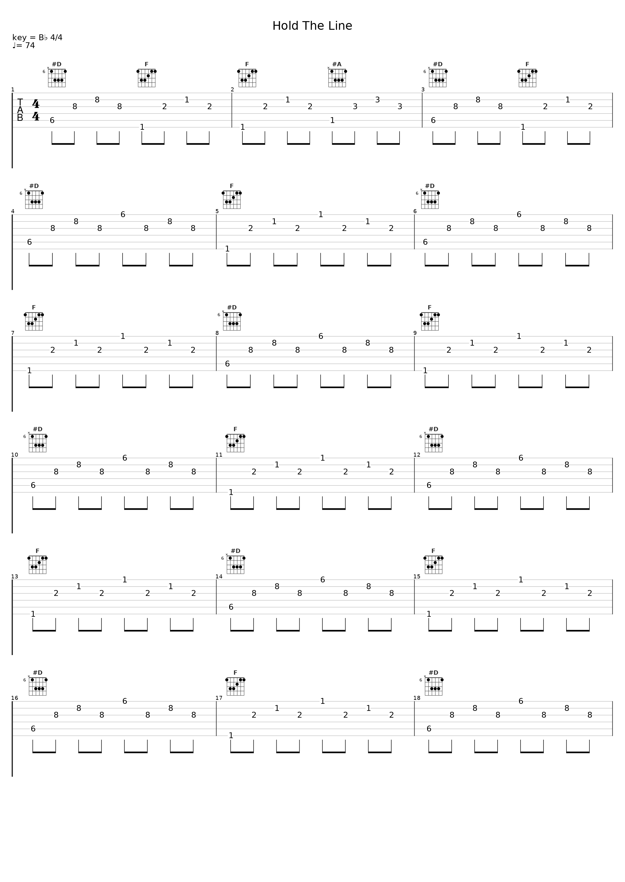 Hold The Line_AG,DANIEL SAINT BLACK_1