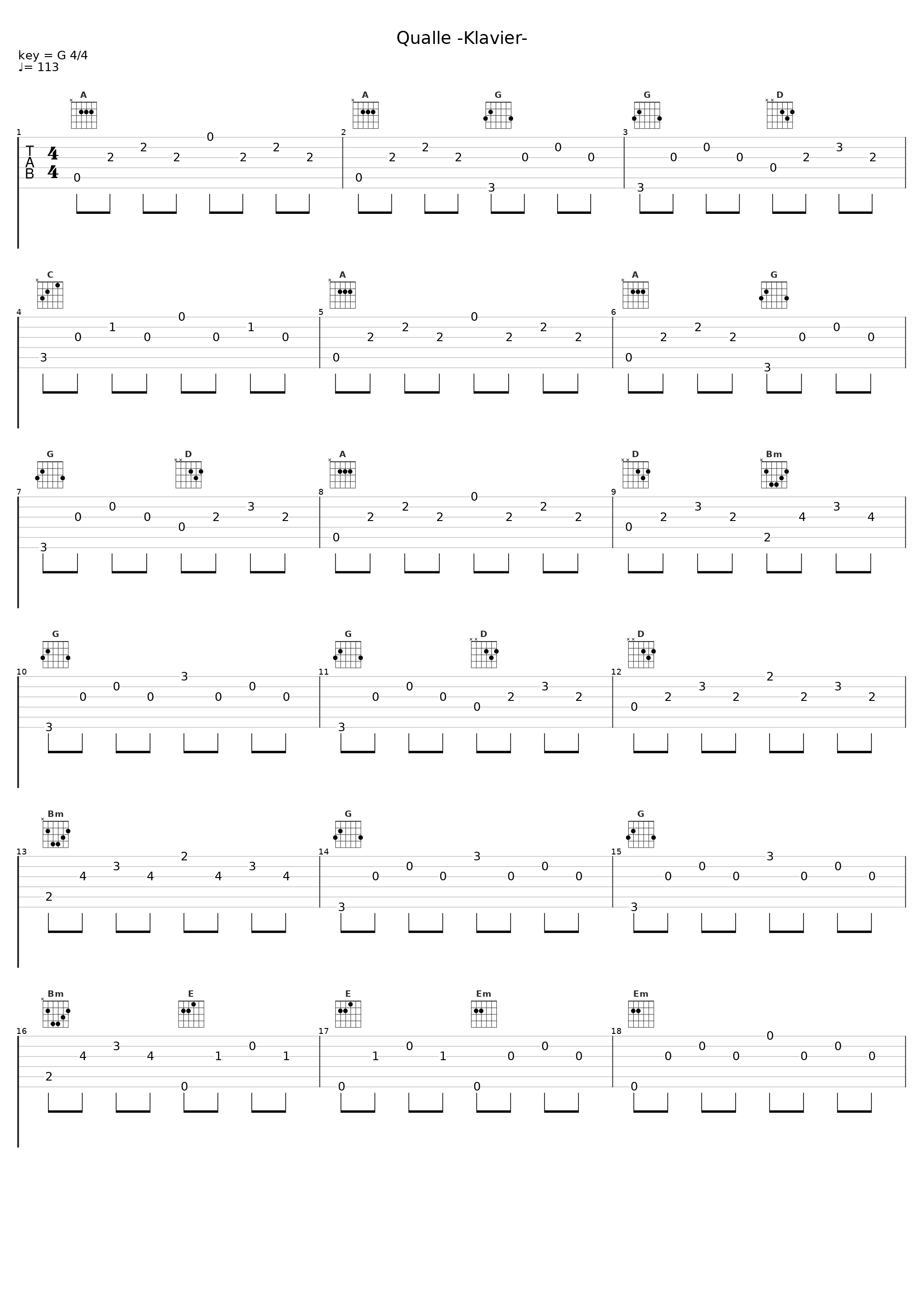 Qualle -Klavier-_阿保刚_1