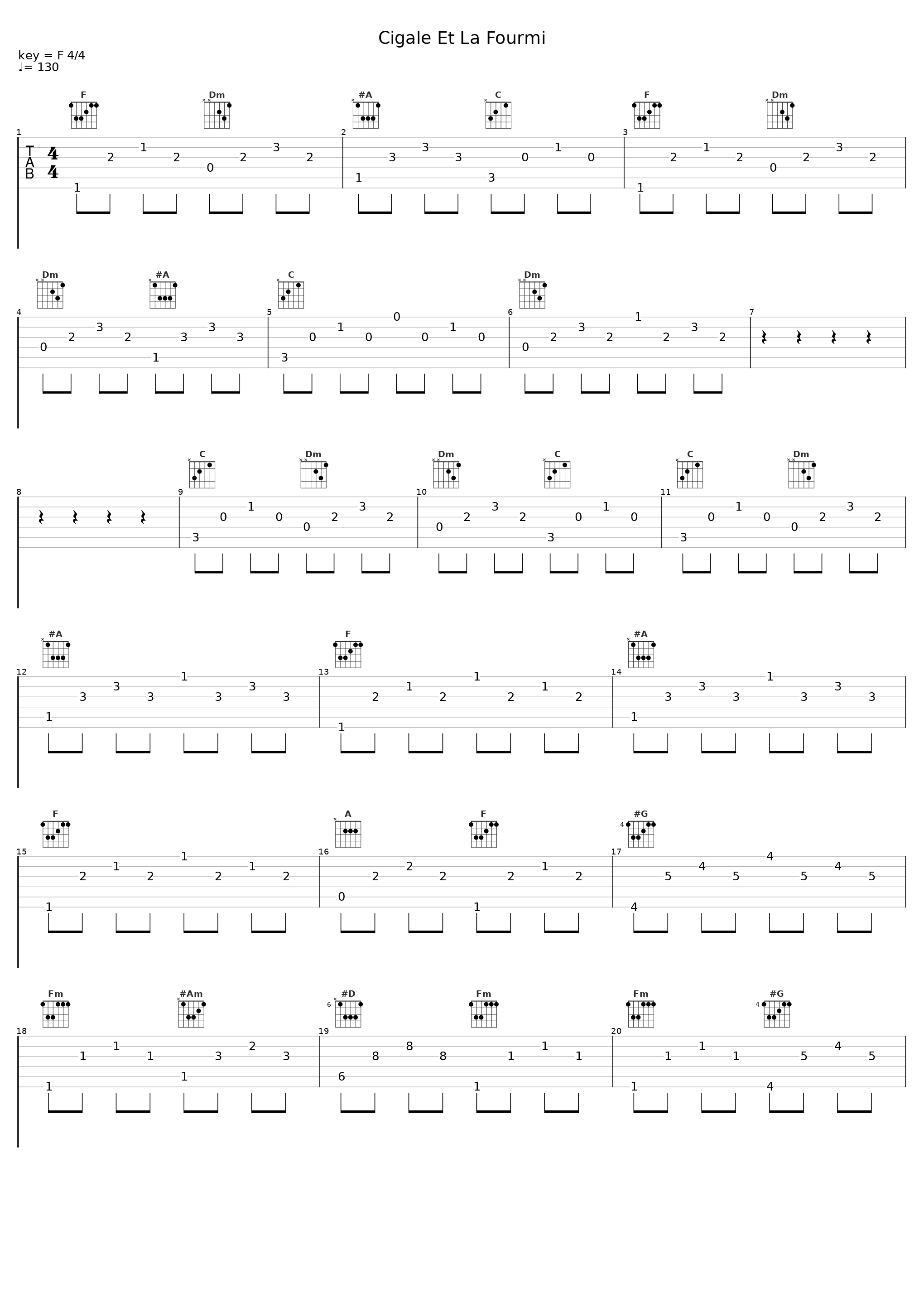 Cigale Et La Fourmi_Charles Trenet_1