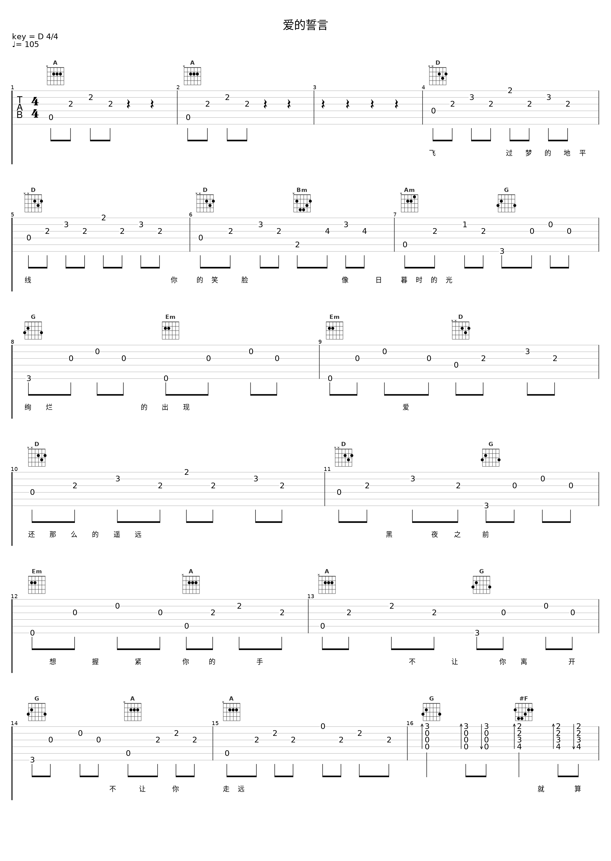 爱的誓言_沙宝亮_1