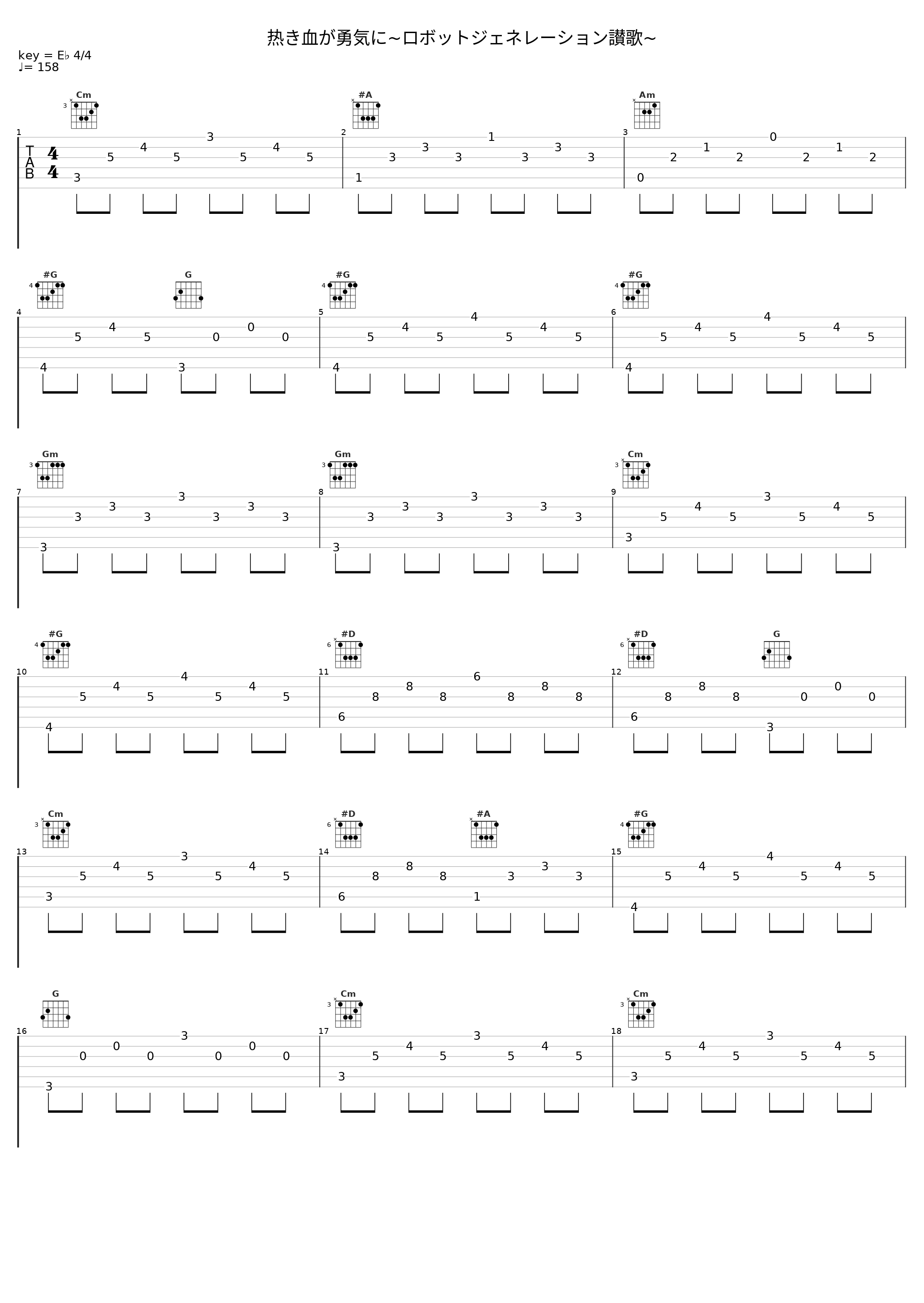 热き血が勇気に~ロボットジェネレーション讃歌~_JAM Project_1