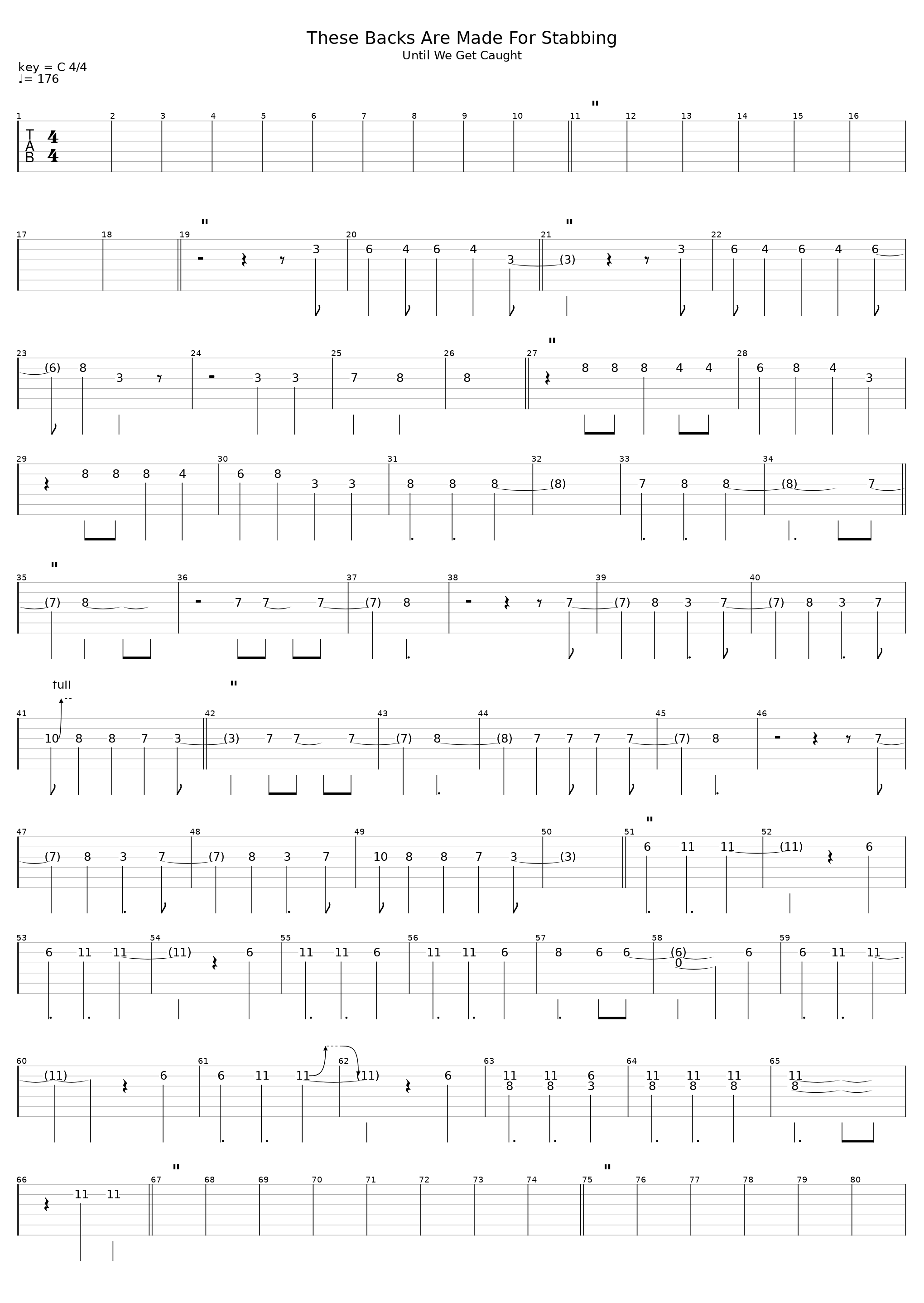 These Backs Are Made For Stabbing_Hit The Lights_1