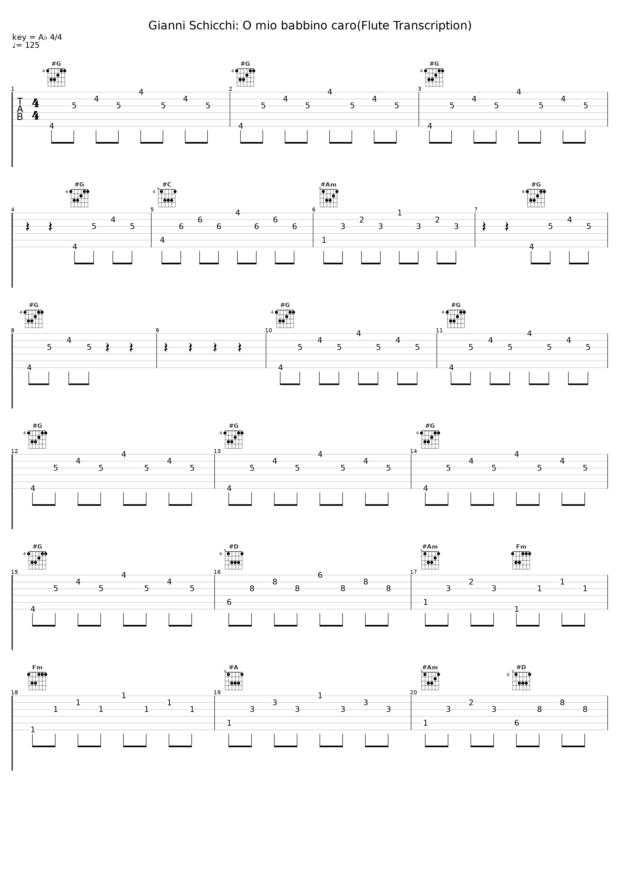 Gianni Schicchi: O mio babbino caro(Flute Transcription)_Einstein Nature Sounds Academy,Ocean Sounds Academy,Nature Sounds Academy_1