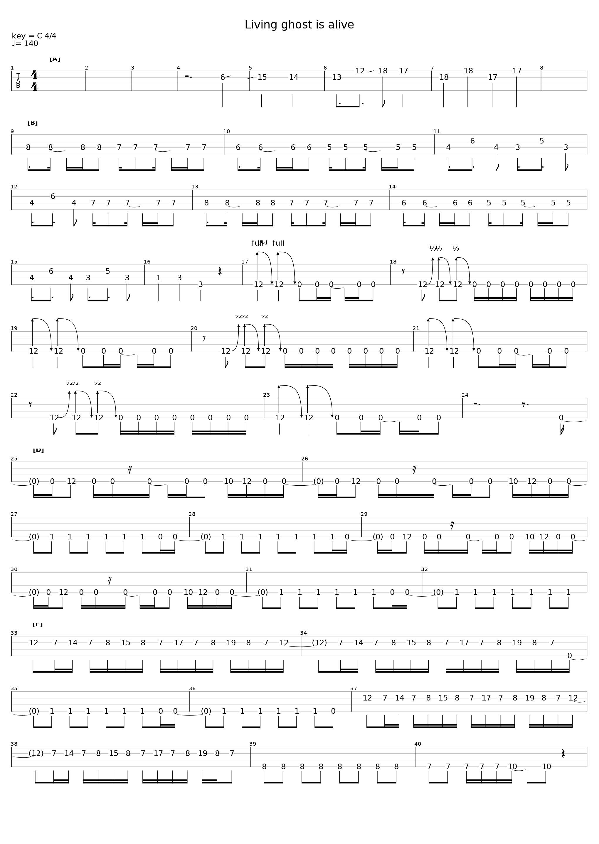 Living ghost is alive (bass)_Utsu-P_1