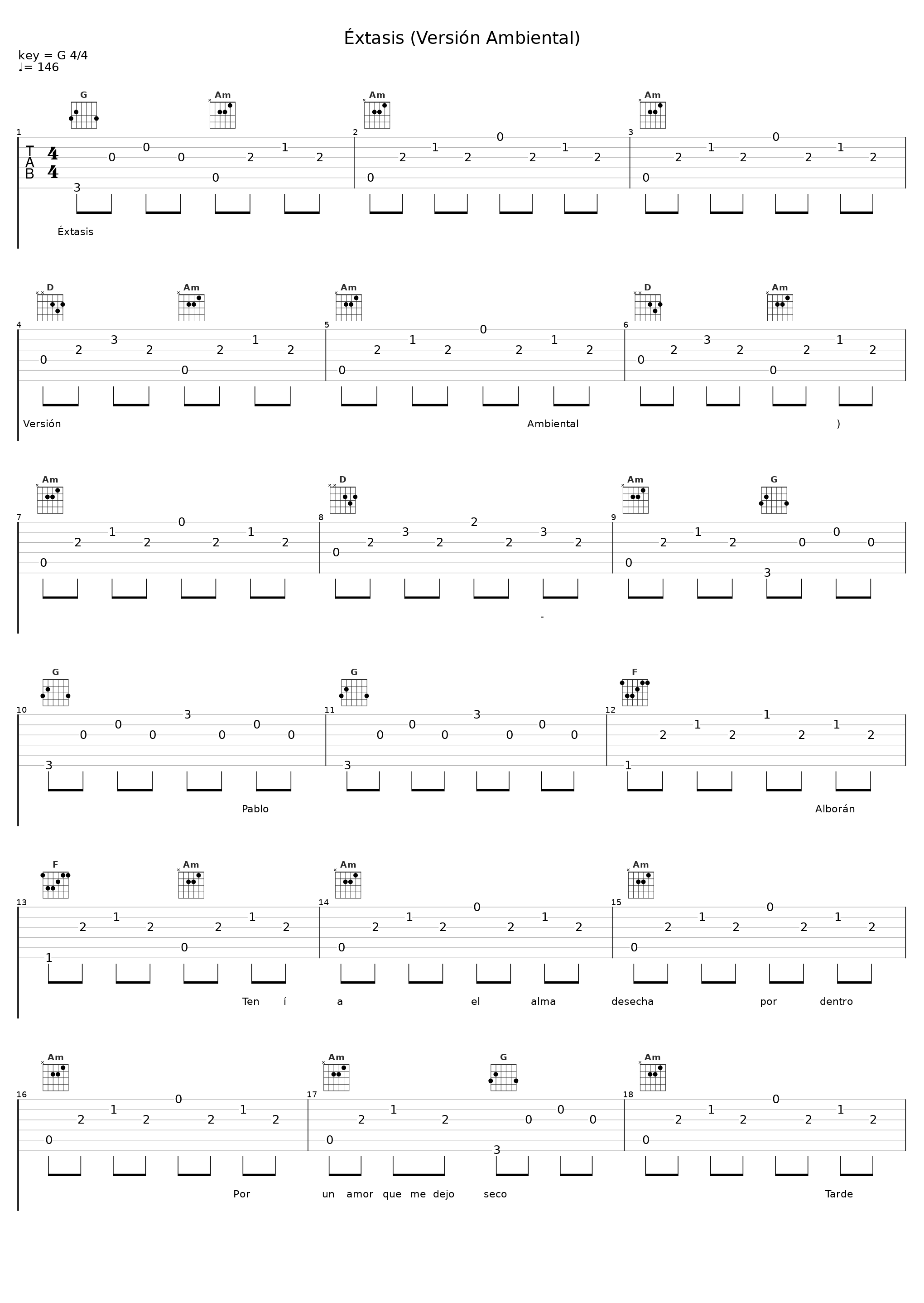 Éxtasis (Versión Ambiental)_Pablo Alborán_1