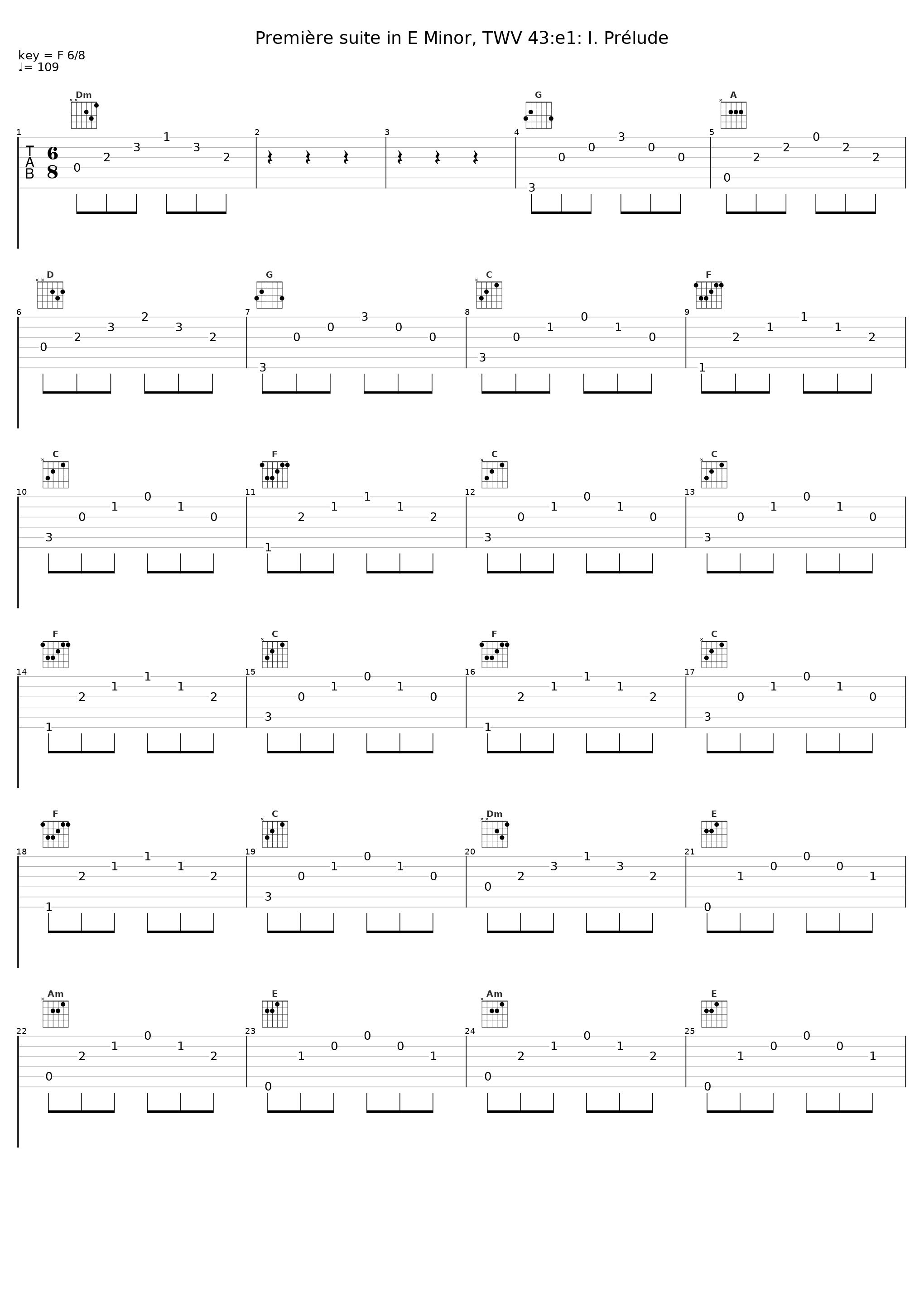 Première suite in E Minor, TWV 43:e1: I. Prélude_Ricercar Consort,Georg Philipp Telemann_1