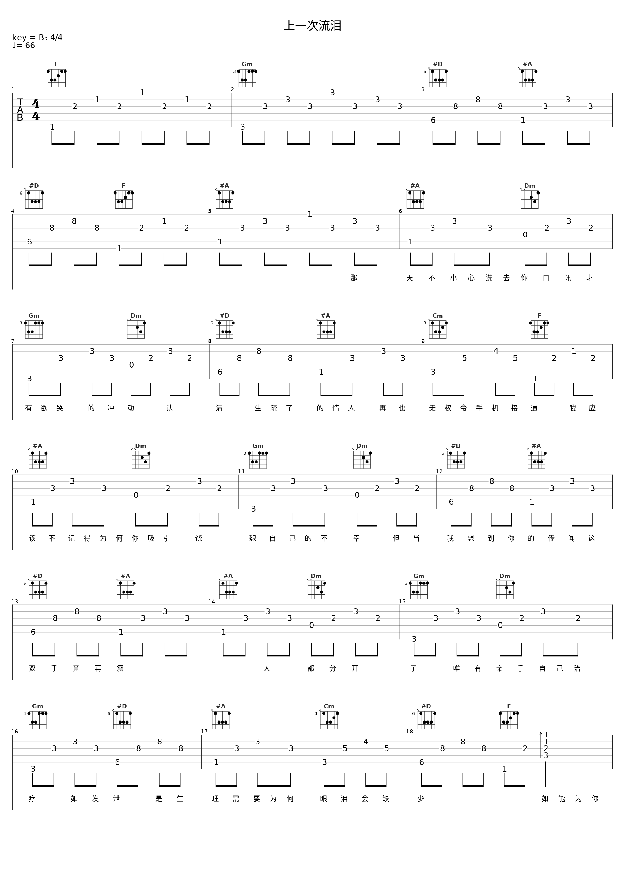 上一次流泪_郑秀文_1