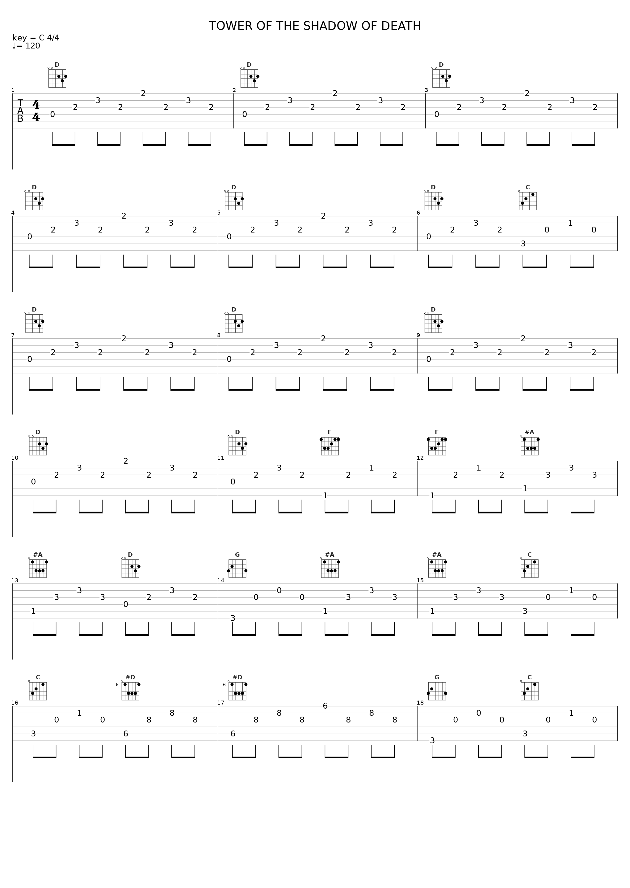 TOWER OF THE SHADOW OF DEATH_Falcom Sound Team J.D.K._1