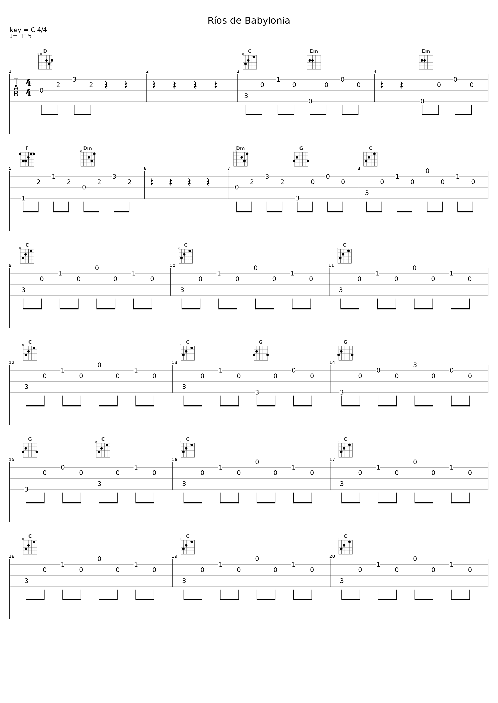 Ríos de Babylonia_Boney M._1