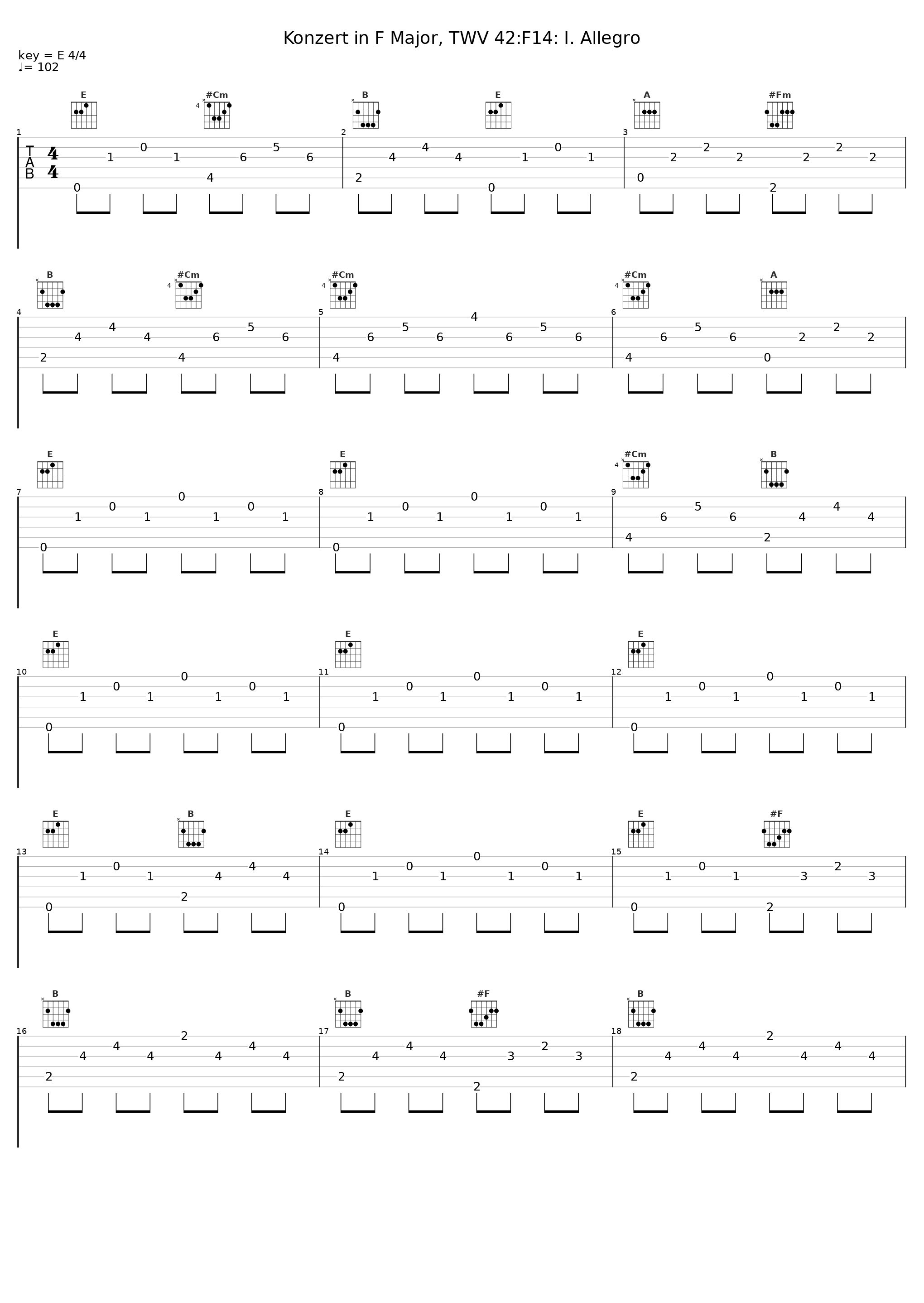 Konzert in F Major, TWV 42:F14: I. Allegro_Ricercar Consort,Georg Philipp Telemann_1