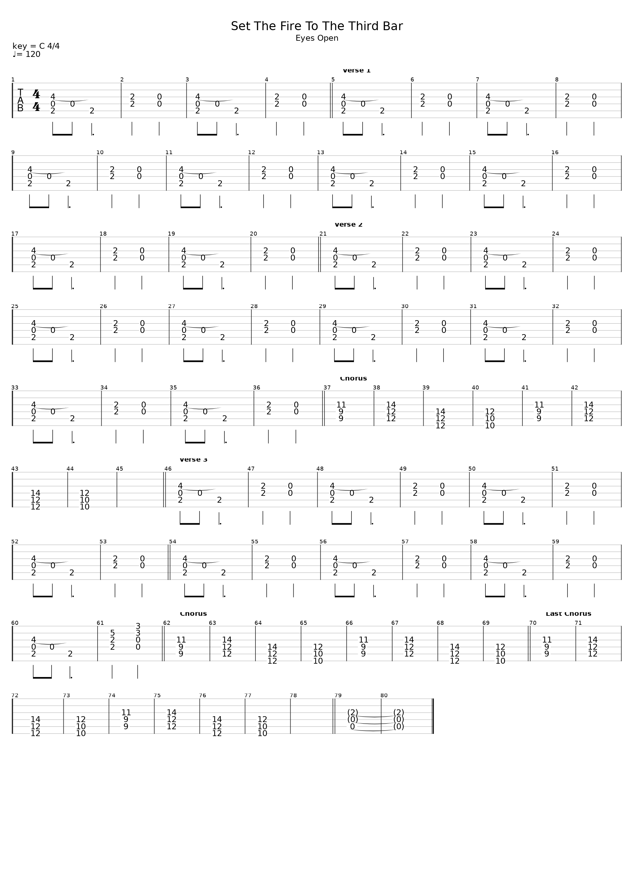 Set The Fire To The Third Bar_Snow Patrol_1