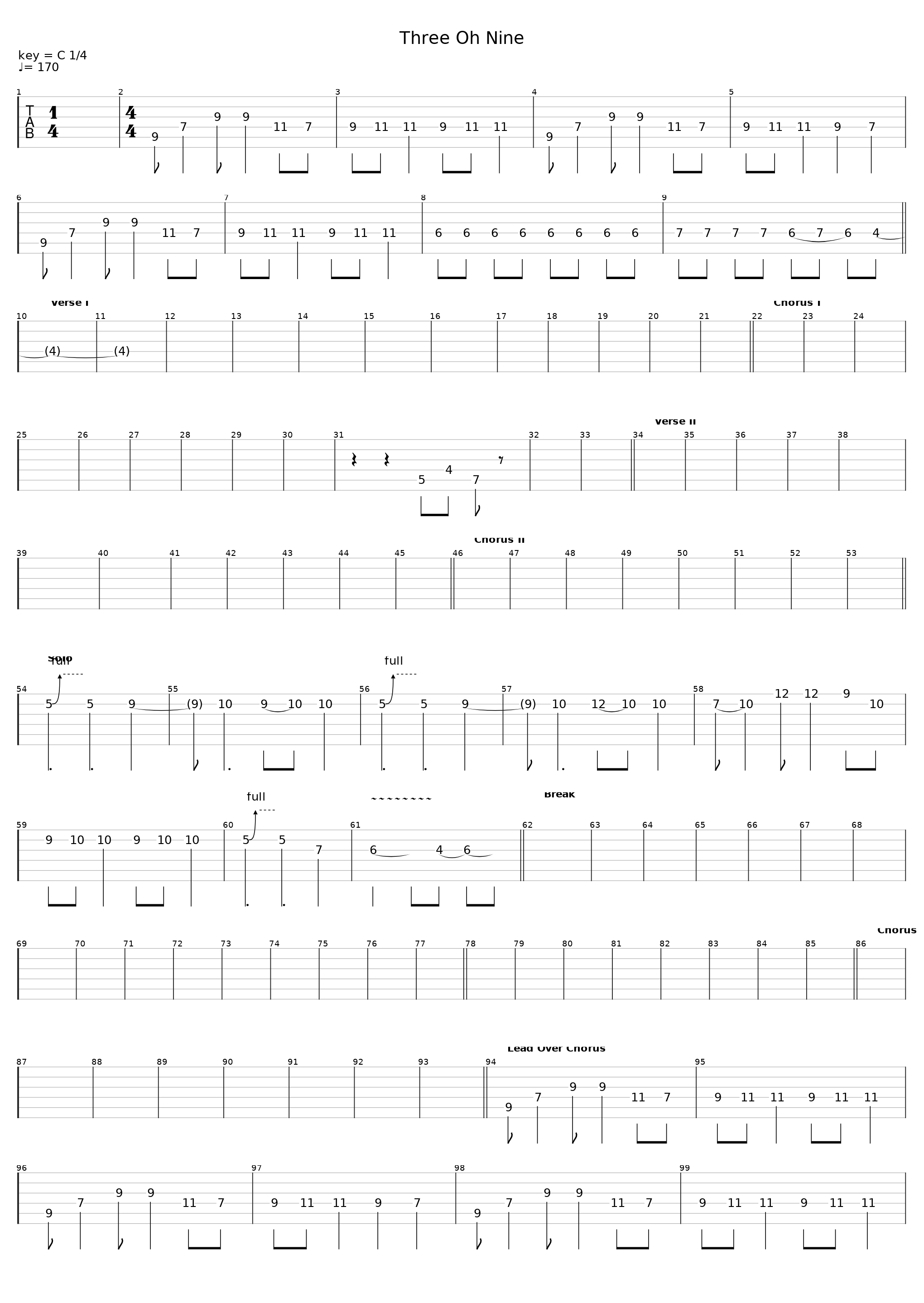 Three Oh Nine_Hit The Lights_1