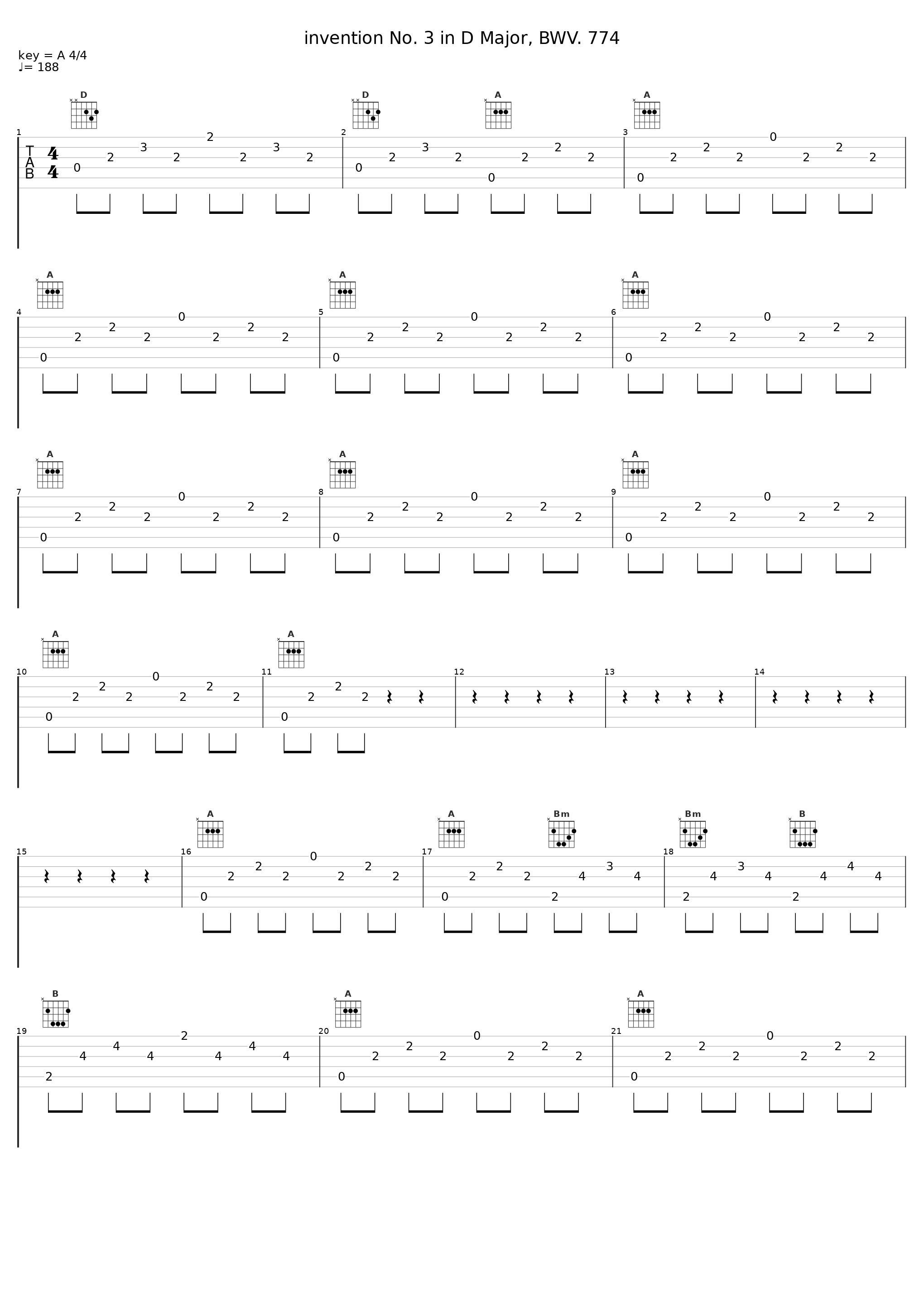invention No. 3 in D Major, BWV. 774_Angela Hewitt_1