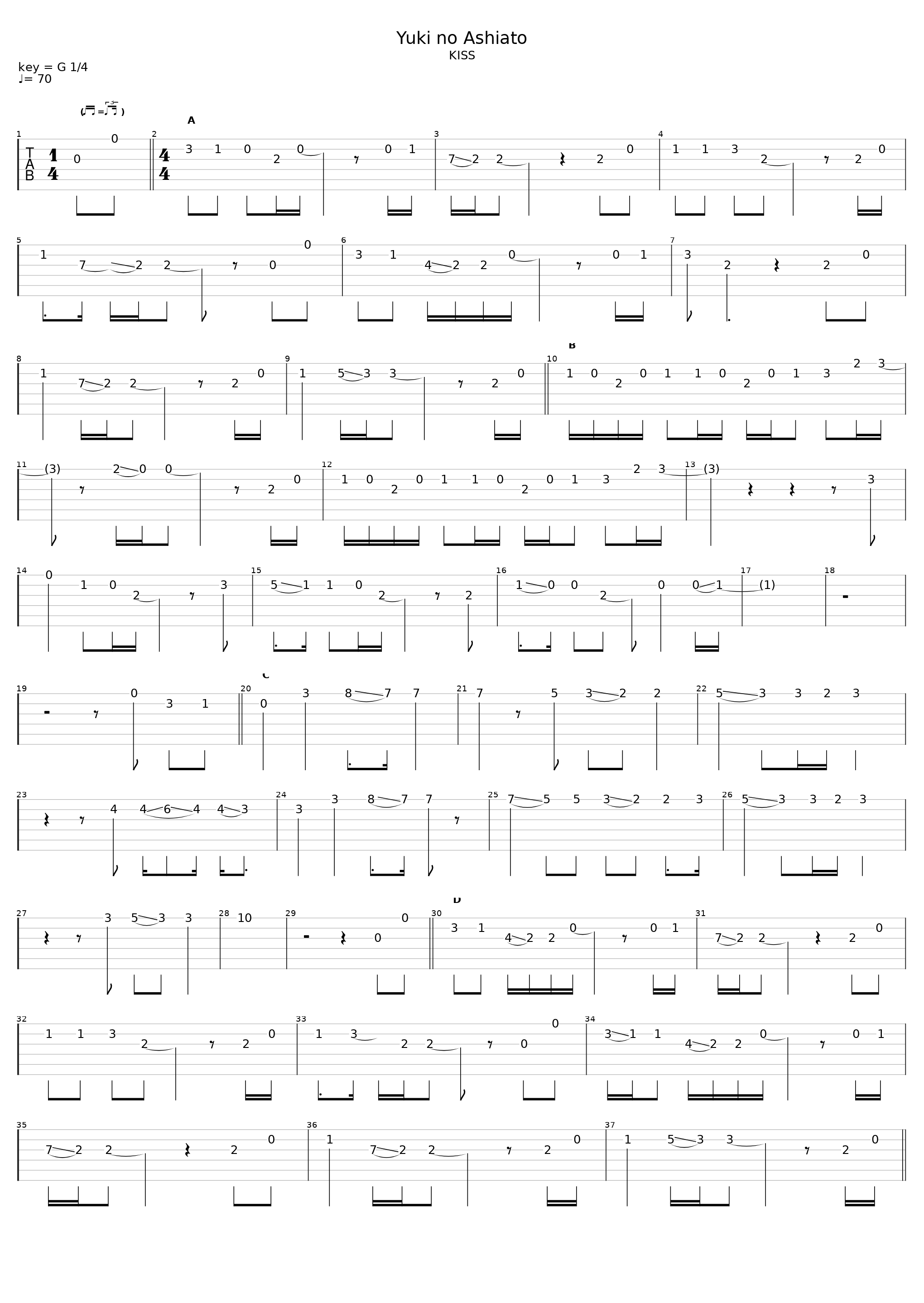 Yuki No Ashiato_L'Arc~en~Ciel_1