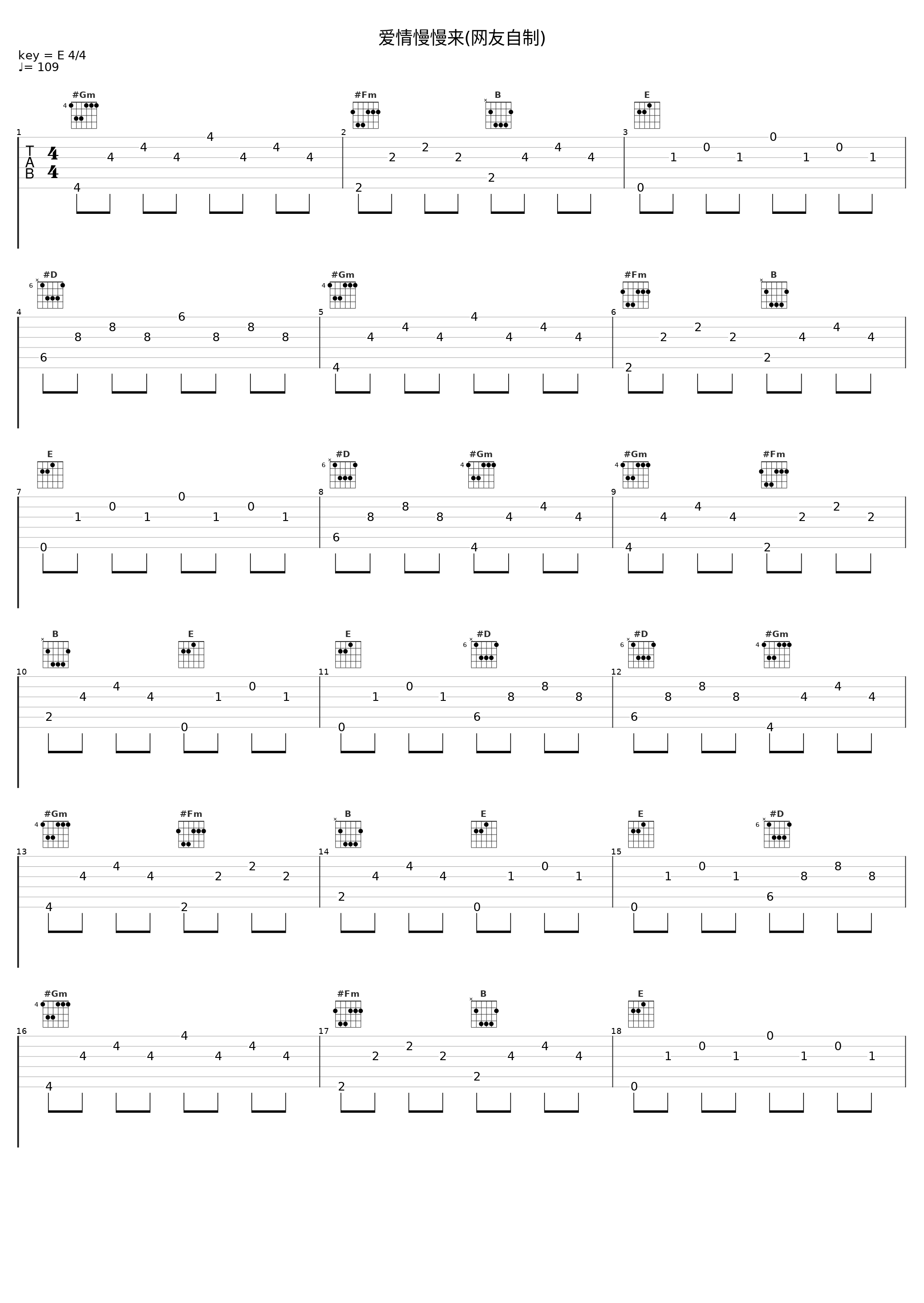 爱情慢慢来(网友自制)_Stake,TwoP_1