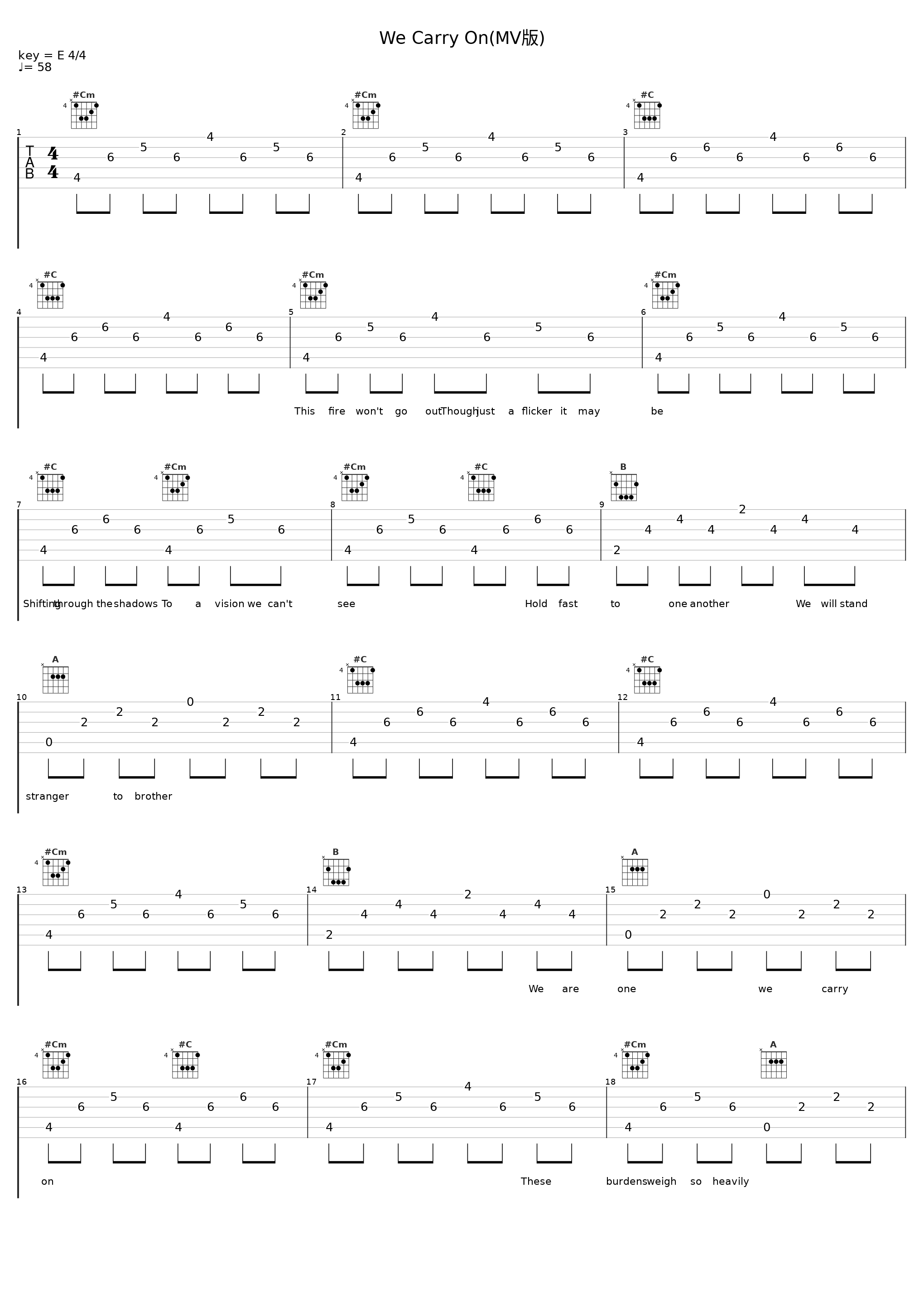 We Carry On(MV版)_The Phantoms,Amy Stroup_1