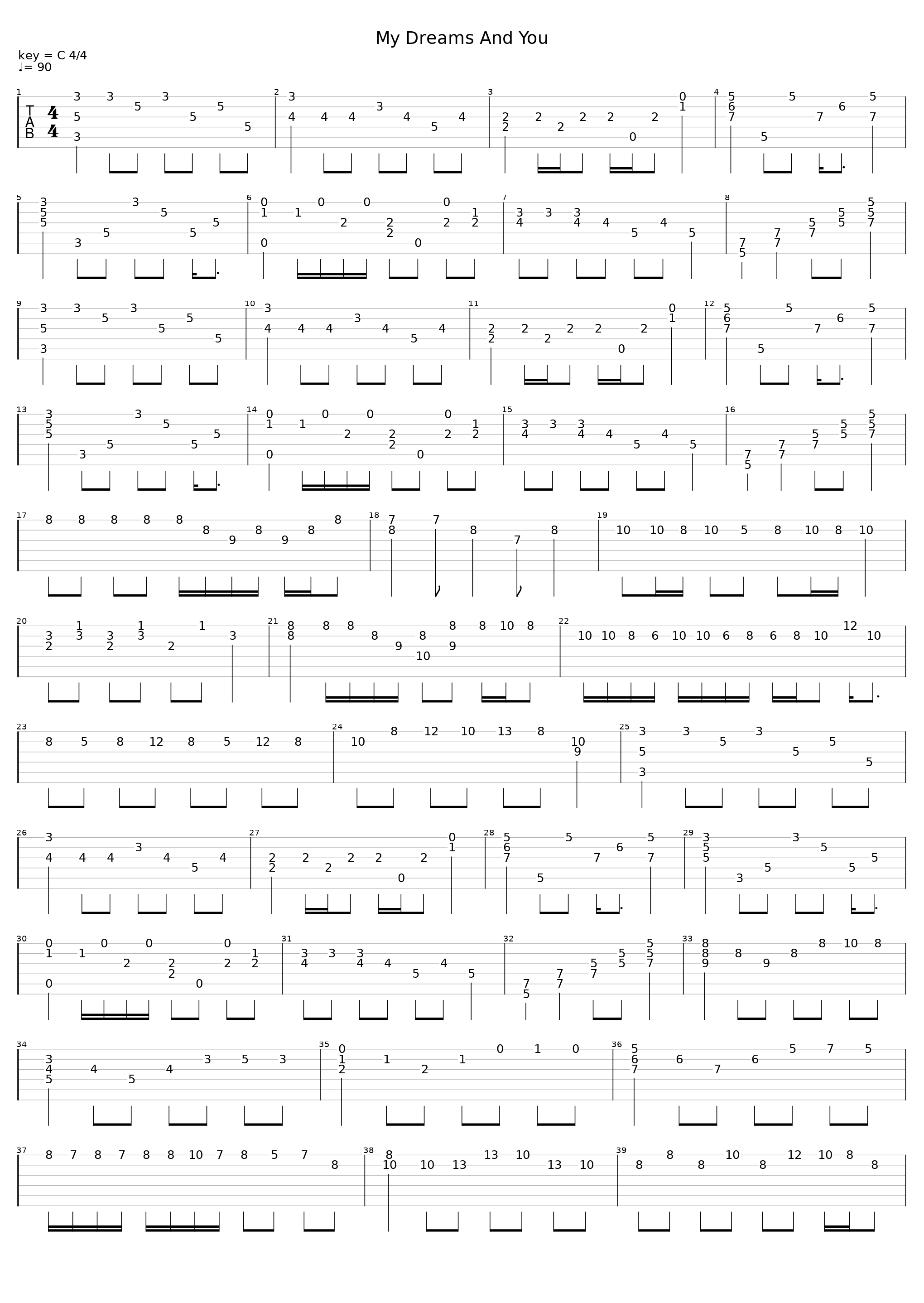 My Dreams And You_Mr. Bridge_1