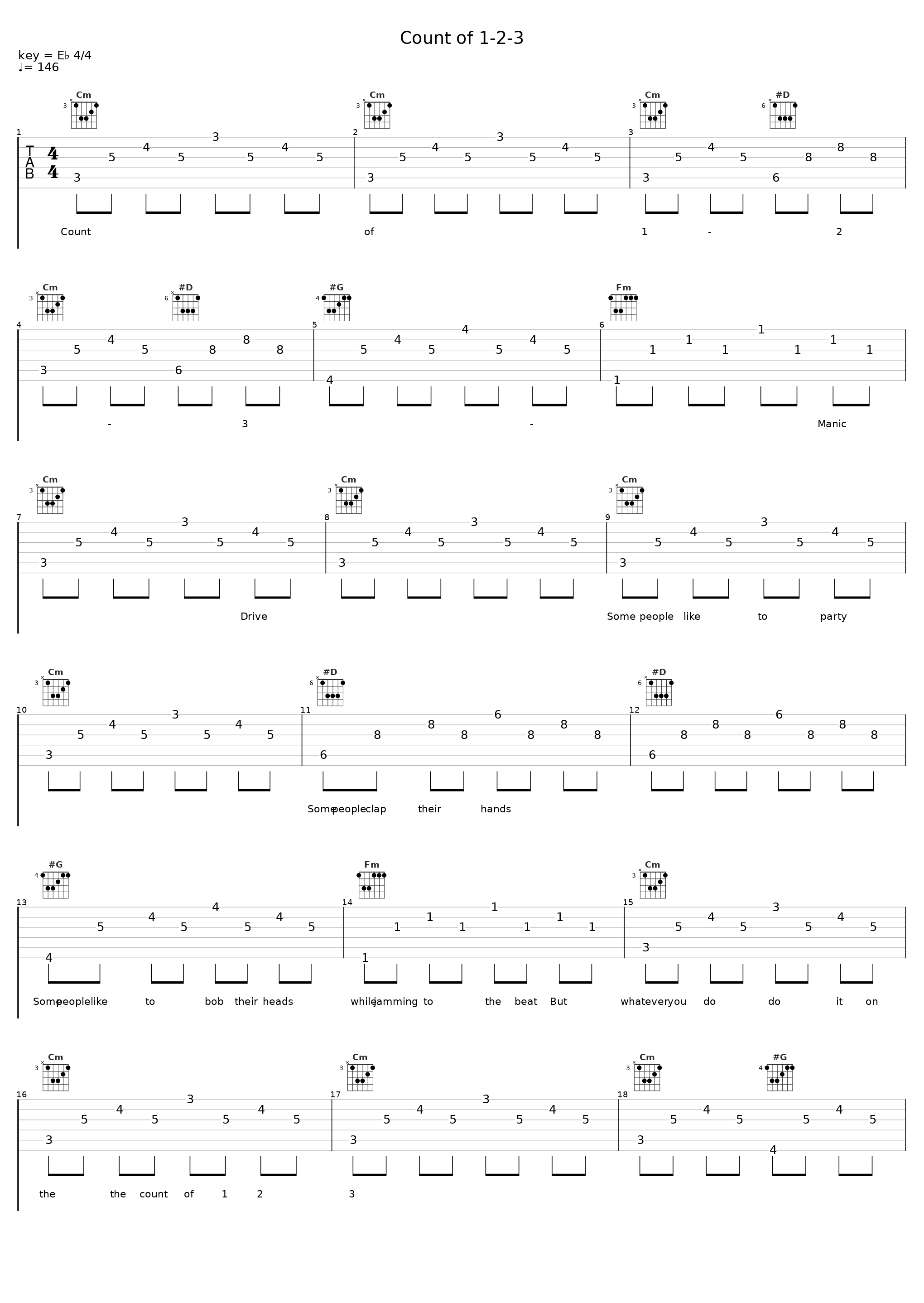 Count of 1-2-3_Manic Drive_1