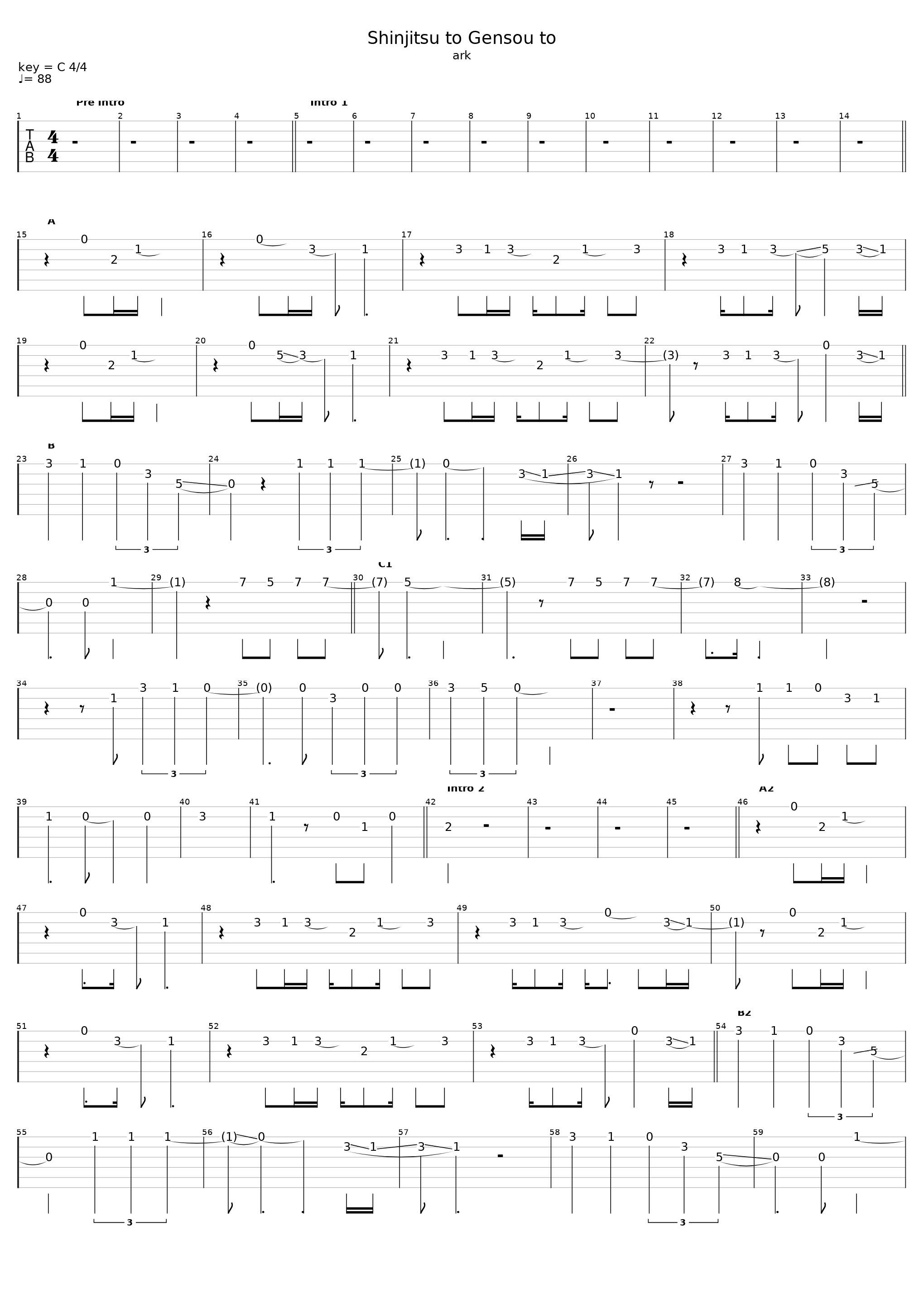 Shinjitsu To Gensou To_L'Arc~en~Ciel_1