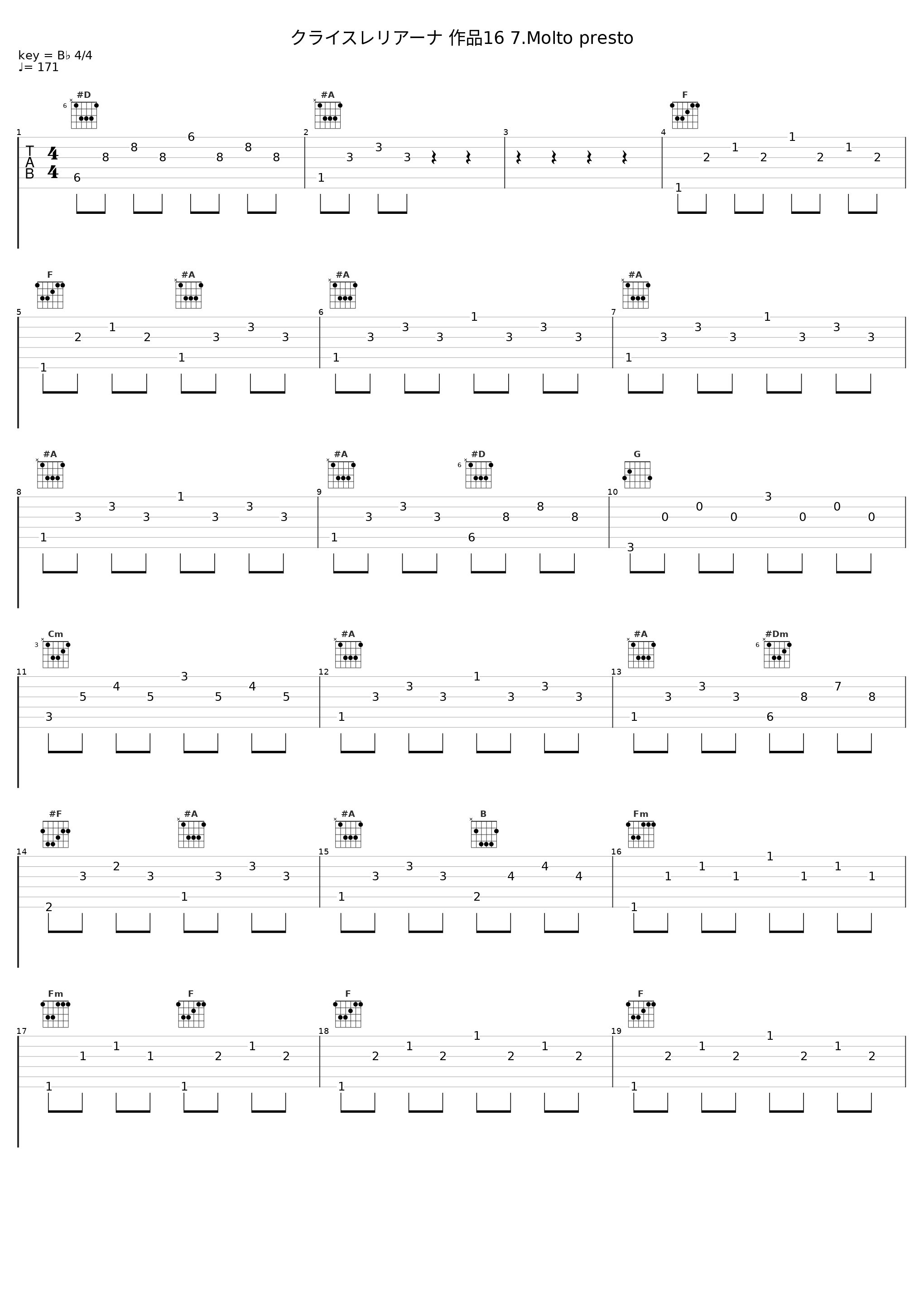 クライスレリアーナ 作品16 7.Molto presto_內田光子_1